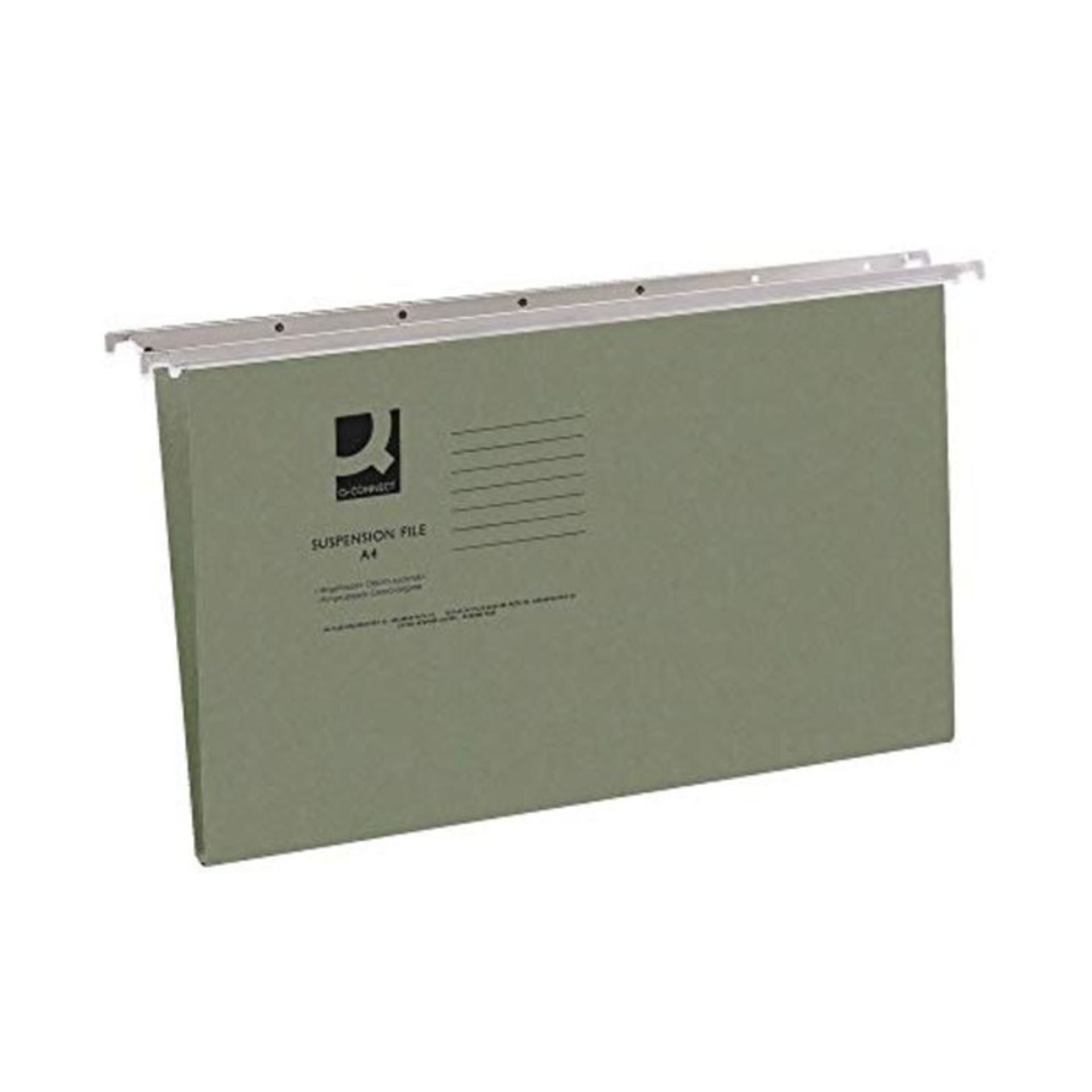 Q-Connect KF21001 Suspension File Tabbed Foolscap 38.8 x 24 cm (Pack of 50)