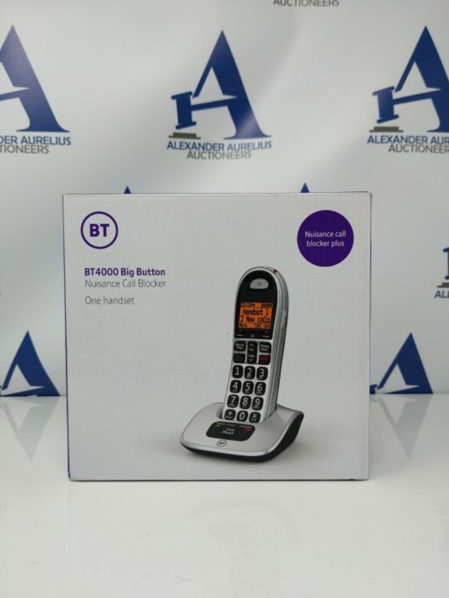 BT 4000 Big Button Advanced Call Blocker Home Phone, Single Handset Pack - Image 2 of 3