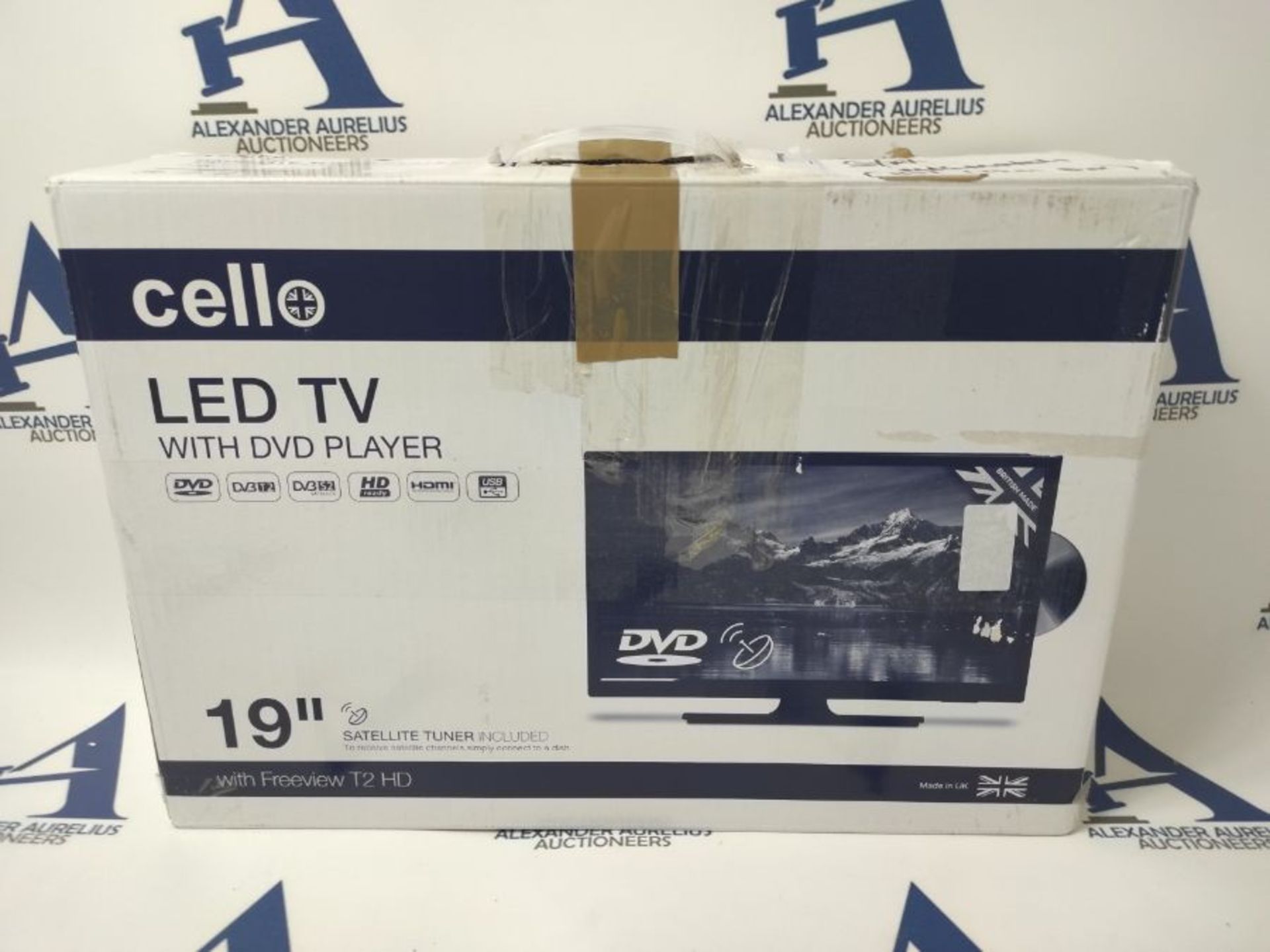 RRP £199.00 Cello ZSF0291 19" inch LED TV Built in DVD Freeview HD with Satellite Receiver HDMI an - Image 2 of 3