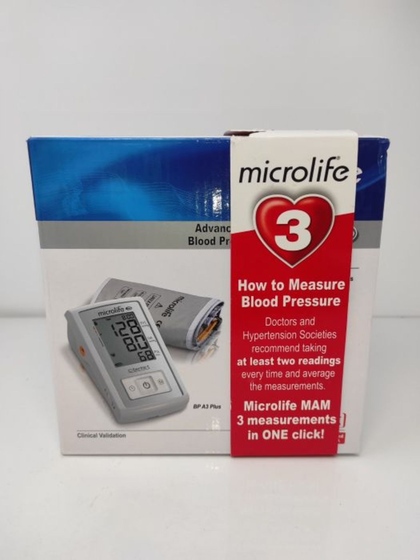 Microlife BPA3-P A3 Plus Digital Blood Pressure Monitor - Image 2 of 3