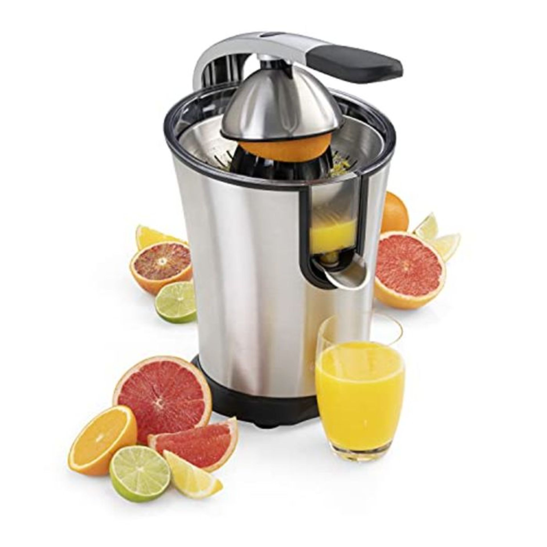 RRP £50.00 Princess Electric Citrus Juicer Master, 160 W, Professional Orange Juicer, Stainless S