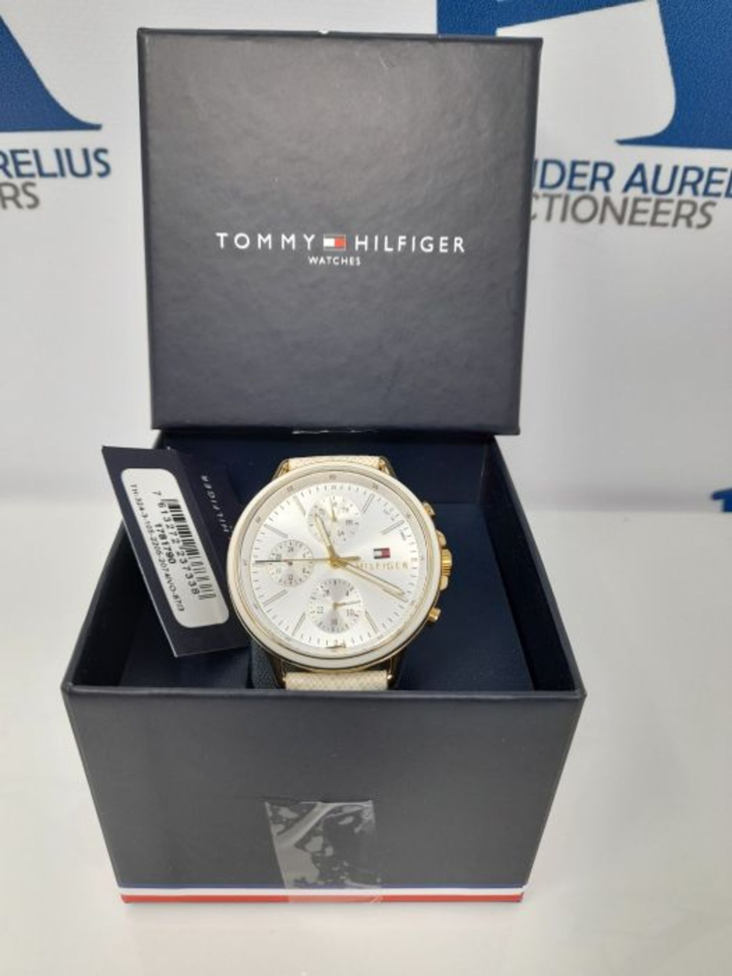 RRP £99.00 Tommy Hilfiger Femme Multi-Cadrans Quartz Montre avec Bracelet en Cuir 1781790 - Image 2 of 2