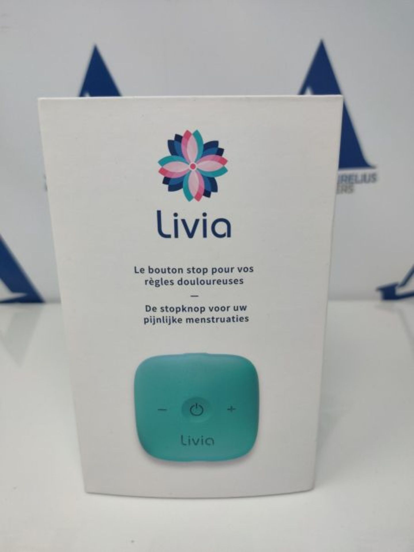 RRP £159.00 Livia Period Pain Reliever. Drug-Free Relief from Menstrual Cramps. Stop Button Wearab - Image 2 of 3