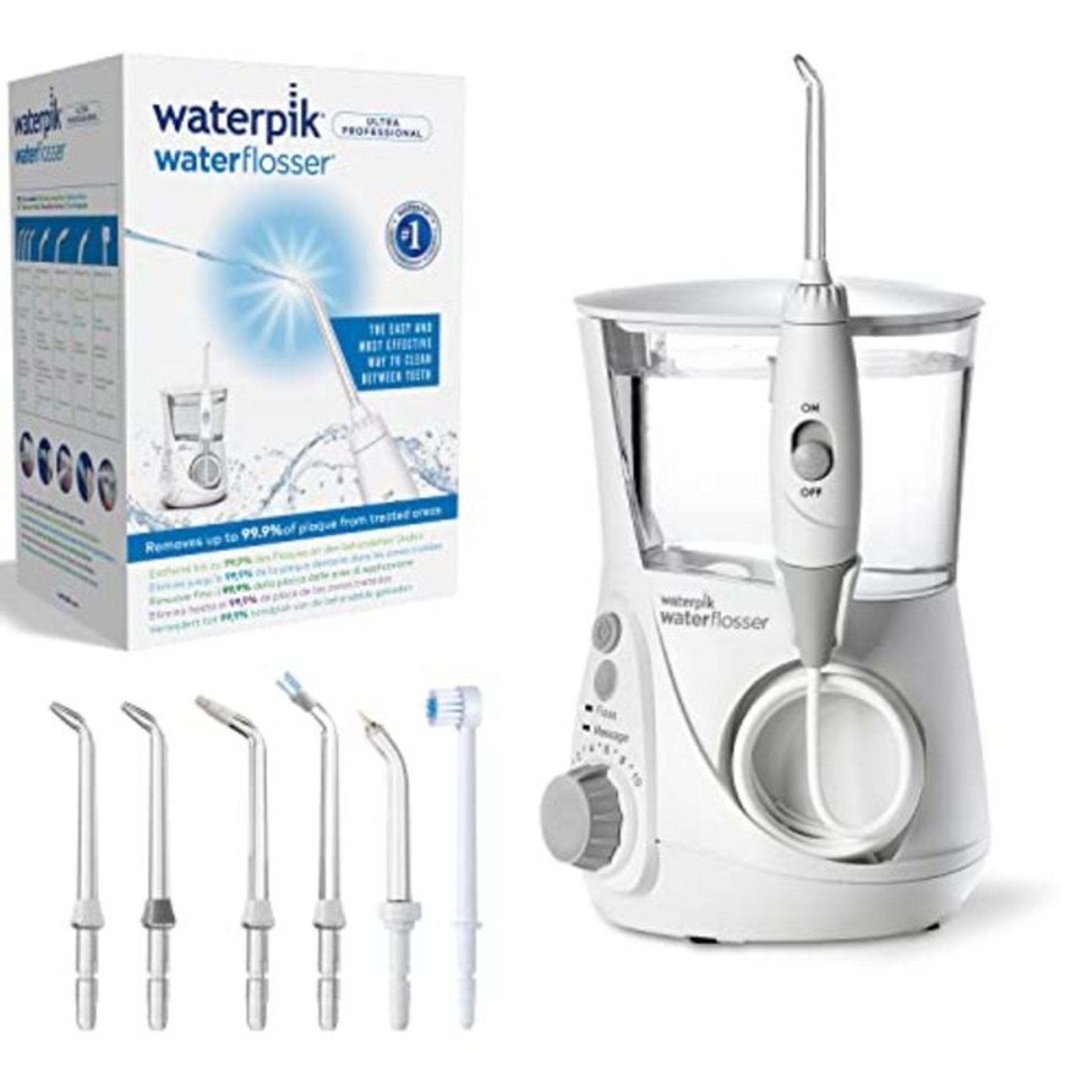 RRP £66.00 Waterpik WP-660EU Ultra Professional Oral Irrigator, white