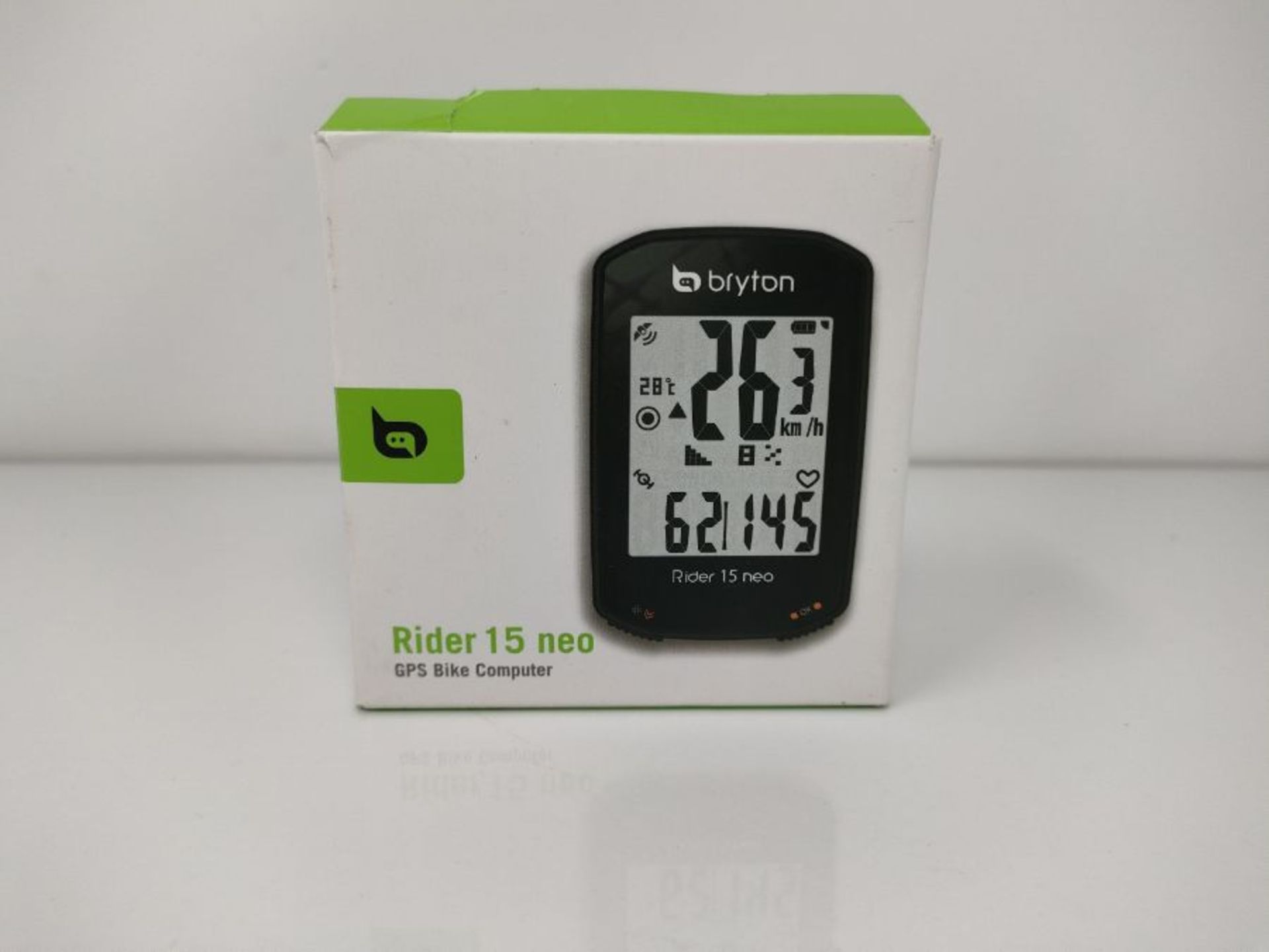 RRP £63.00 Bryton Rider 15 Neo E - Ciclo Computer GPS, Display da 2", Nero - Image 2 of 3