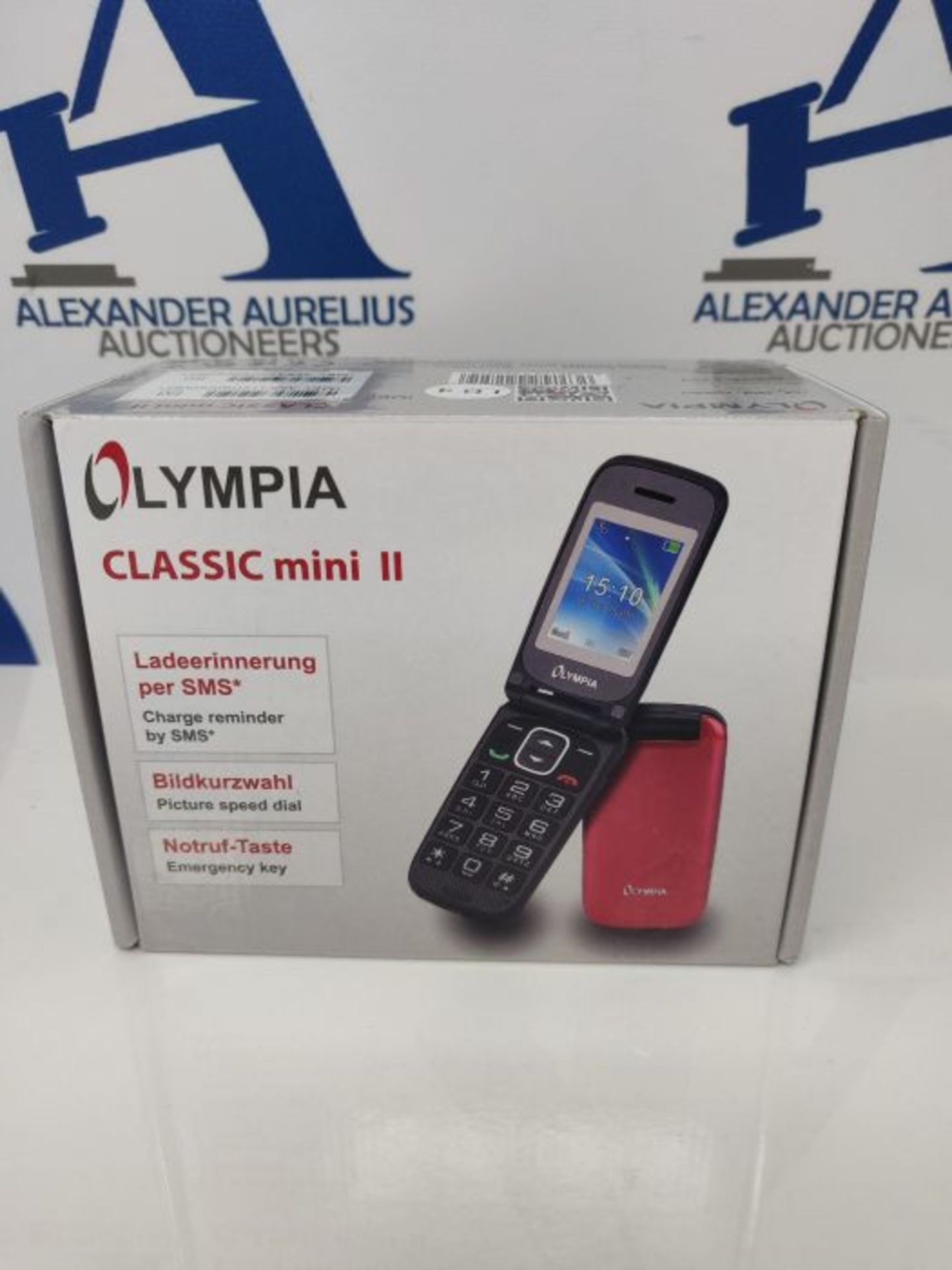 Olympia 2250 Classic Mini II Mobiltelefon Seniorenhandy Notruf (SOS) Taste groÃxe W? - Image 2 of 3