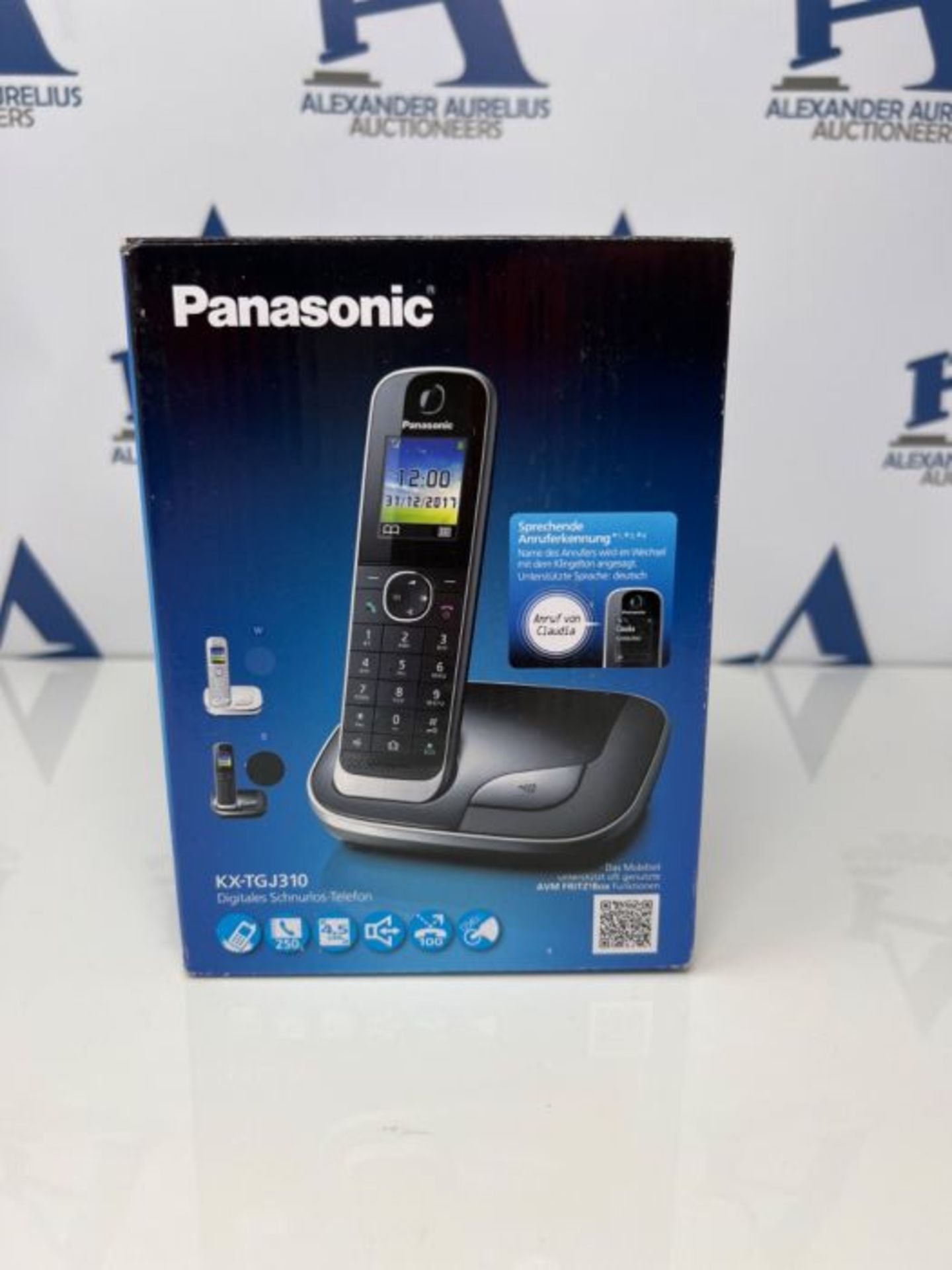 Panasonic KX-TGJ310 - telephones (DECT, Desk, Black, TFT, AAA, Polyphonic) - Image 2 of 3