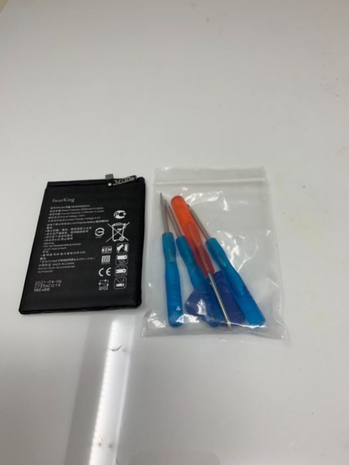 SwarKing Battery Compatible with Huawei Honor 8X/Honor View 10 Lite HB386590ECW with T - Image 2 of 2