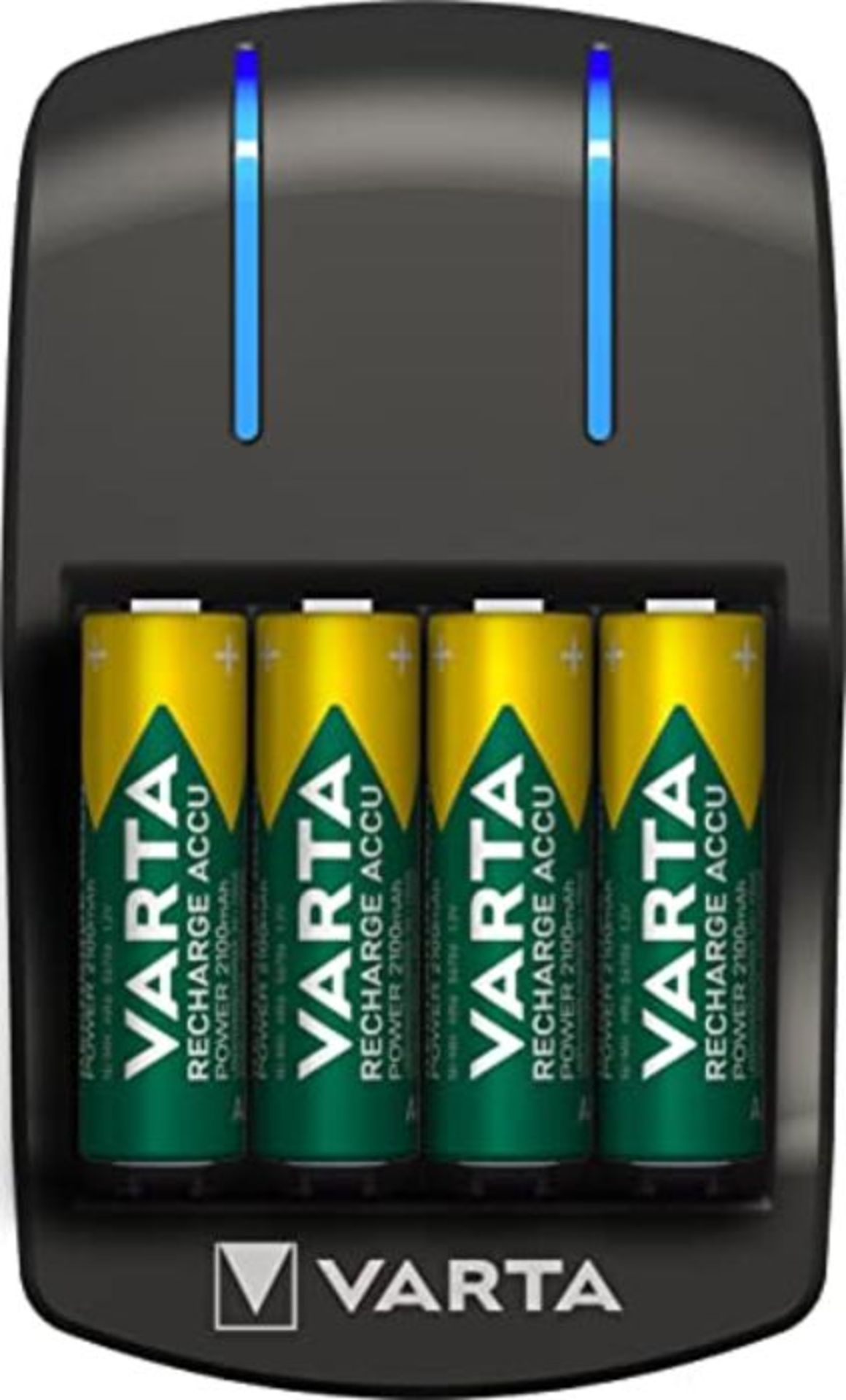 Varta plug charging device - LED charging display - Safety cut-out - exclusive Varta d