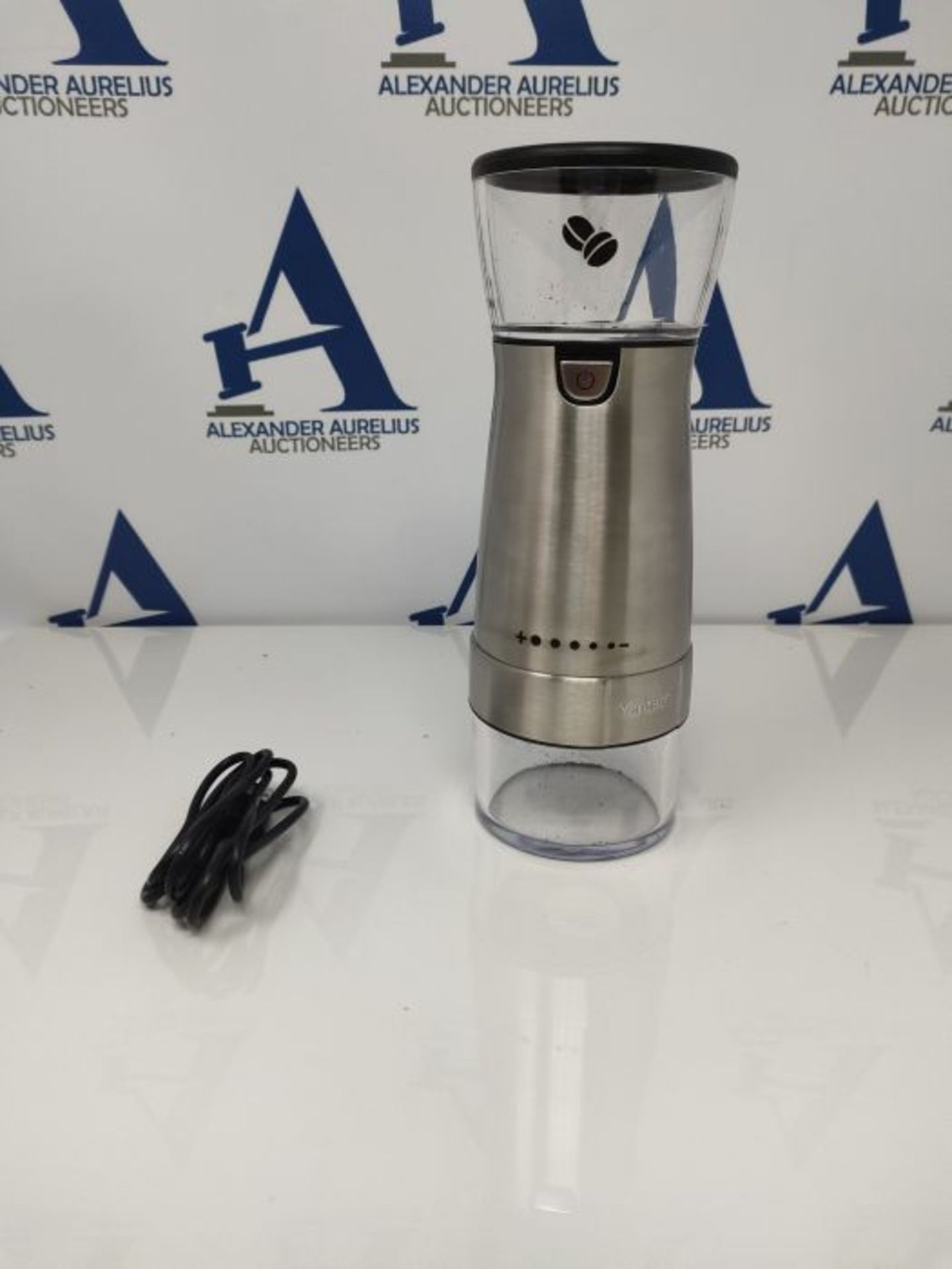 Coffee Grinder Electric USB Charging Battery Operated Burr Coffee Bean Grinder One But - Image 2 of 2