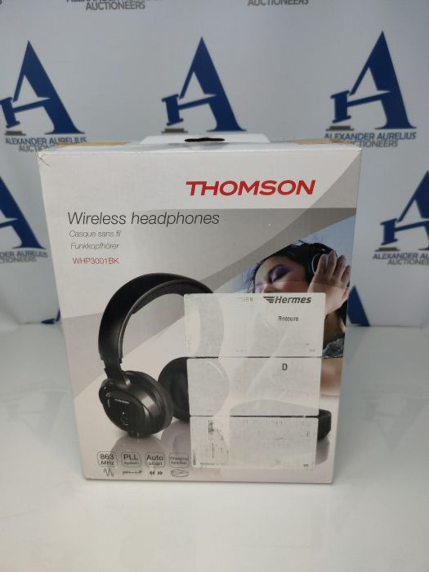 Thomson kabelloser Funk-Kopfhörer mit Ladestation (Over-Ear-Kopfhörer für Fernseher