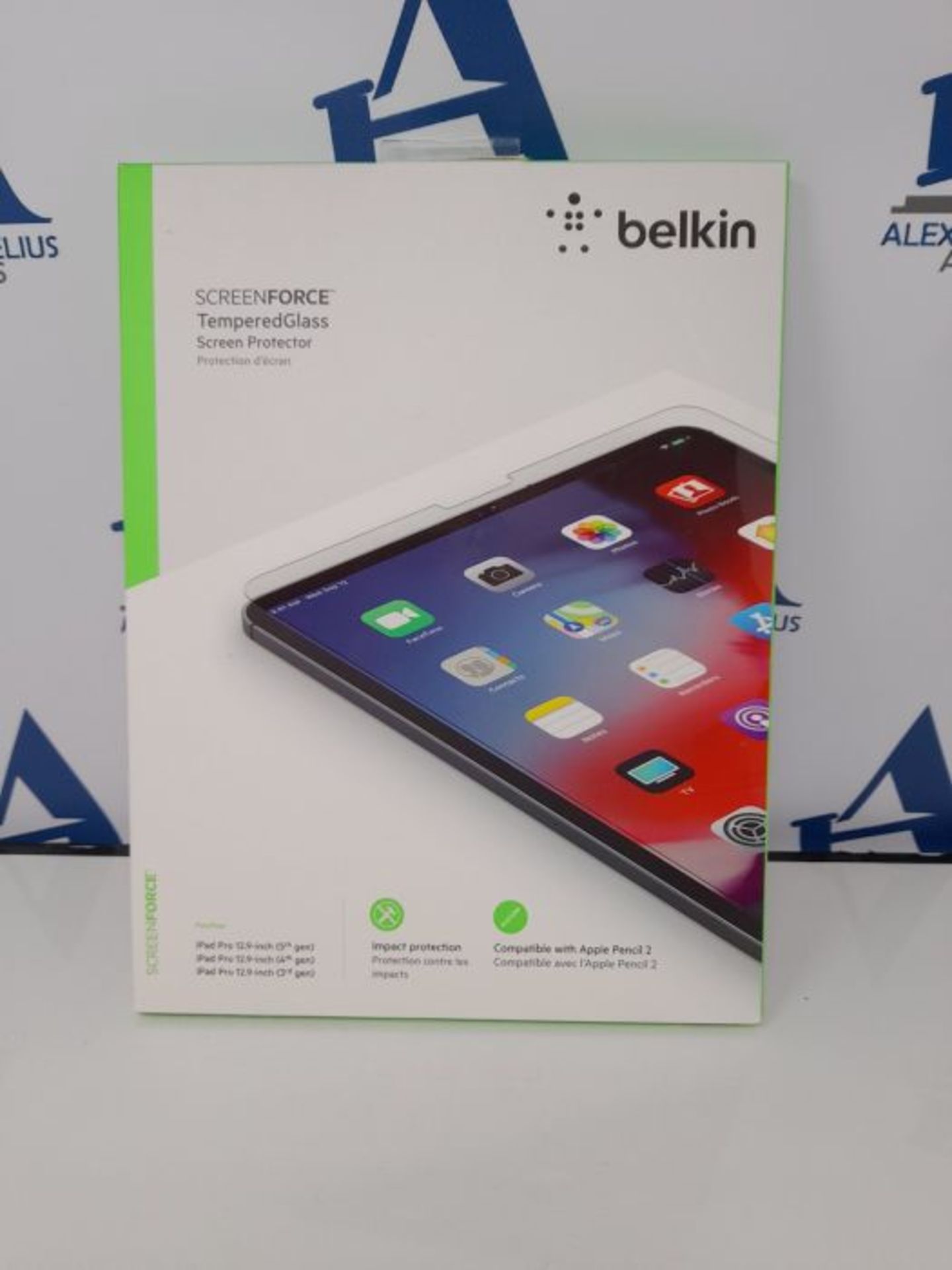 Belkin ScreenForce TemperedGlass Screen Protection for iPad Pro 12.9 Inch (iPad Pro 12 - Image 3 of 3