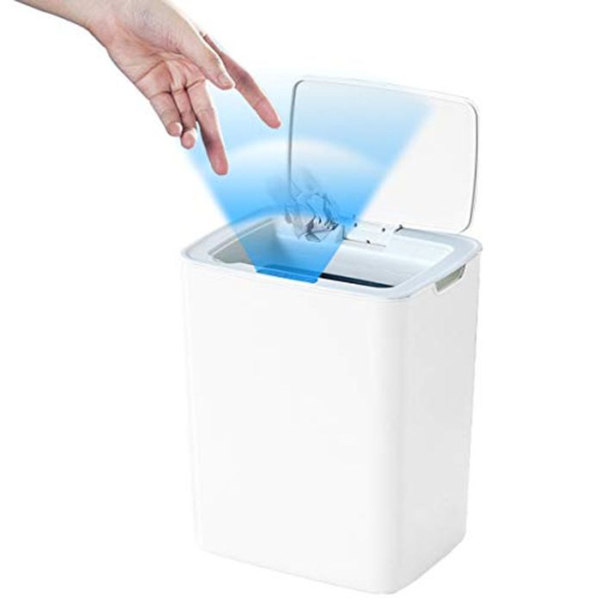 Automatic Touchless Infrared Motion Sensor Bin 14L Large Capacity Trash Can with Lid S