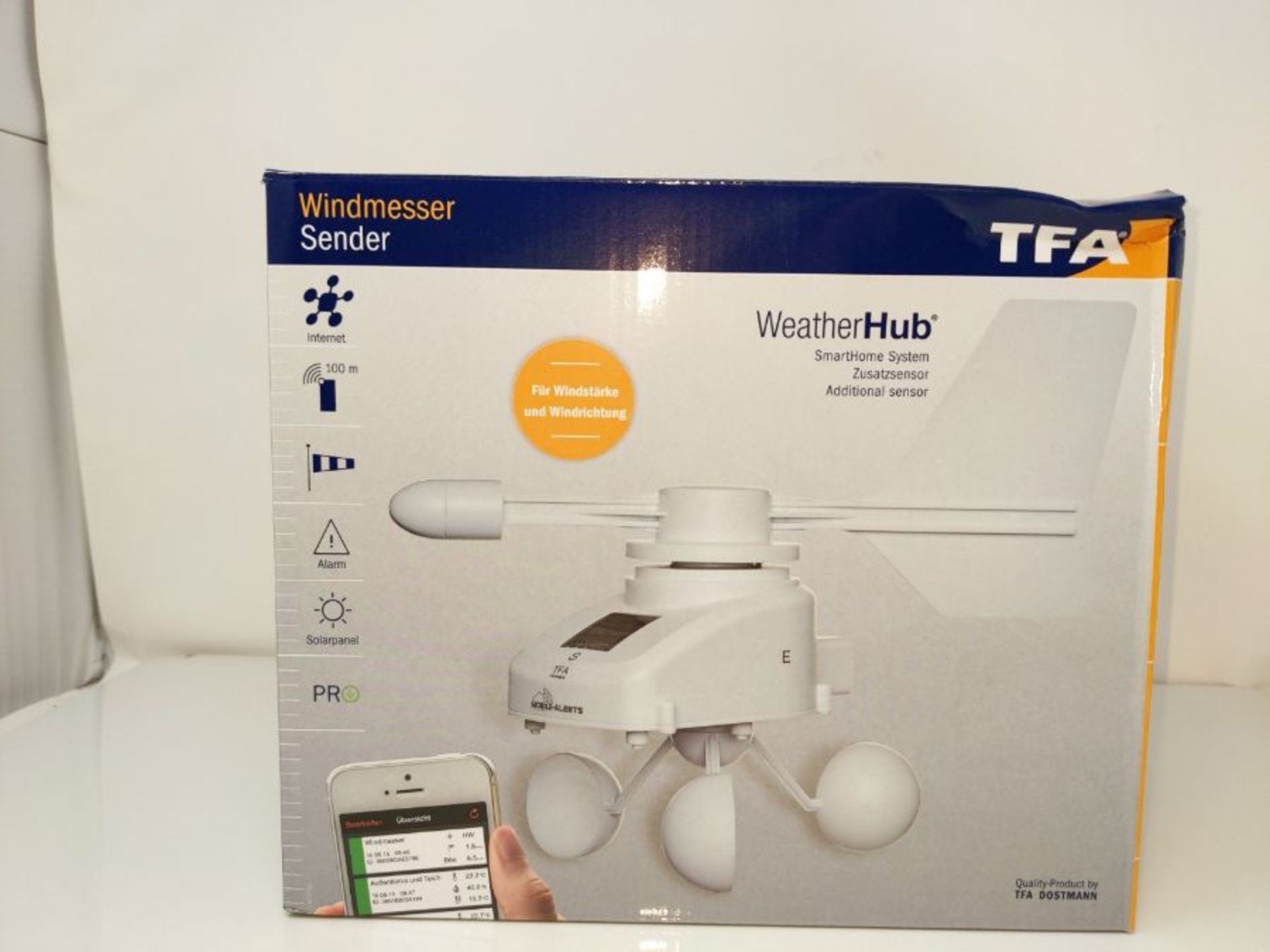 RRP £86.00 Blooming Weather 31.4006.02 WEATHER HUB Pro Plus Starter Set with Anemometer for Smart - Image 2 of 3
