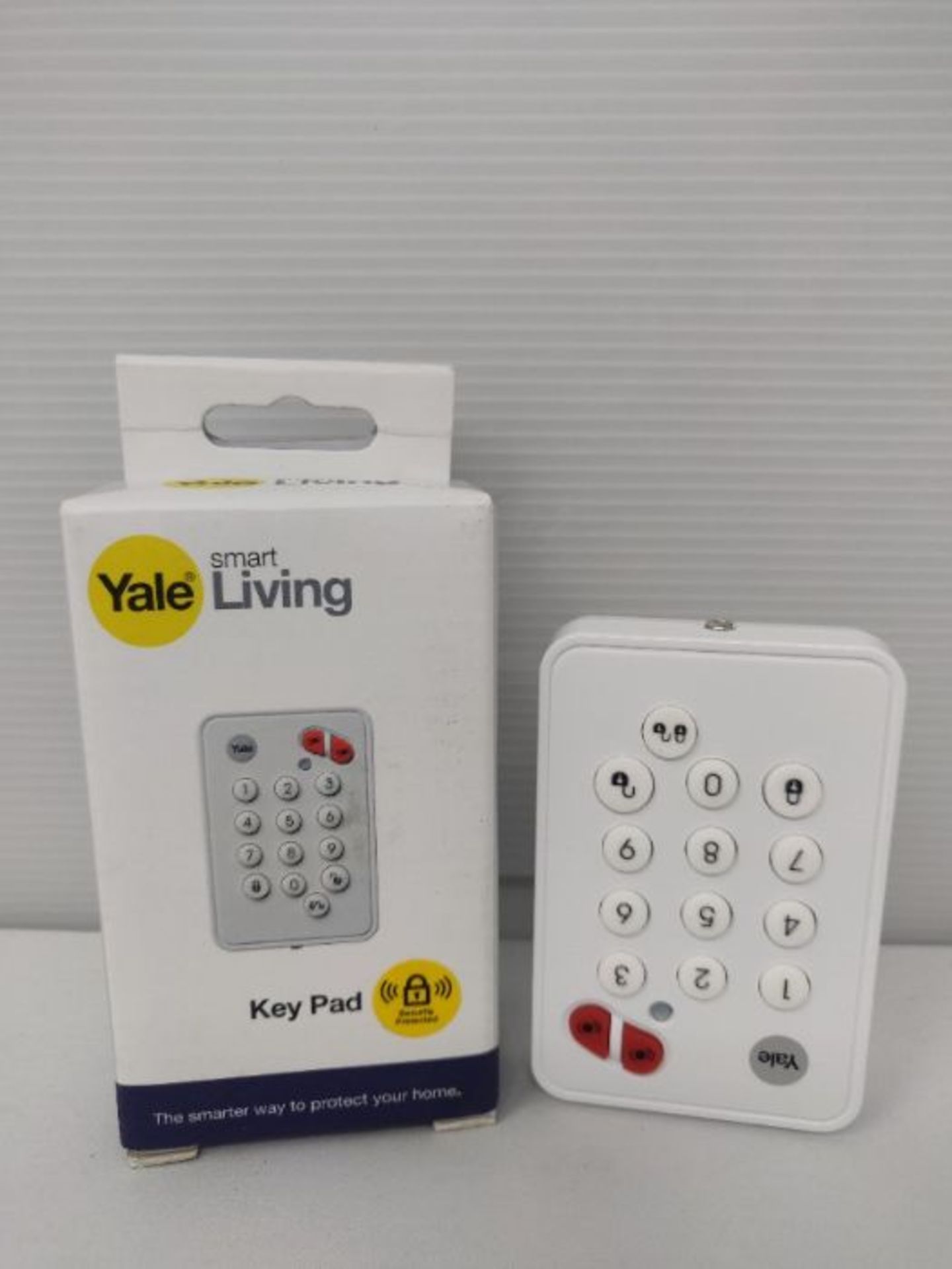 Yale EF-KP Easy Fit Alarm Remote Keypad, White, DIY Friendly, Accessory for SR & EF Al - Image 2 of 2