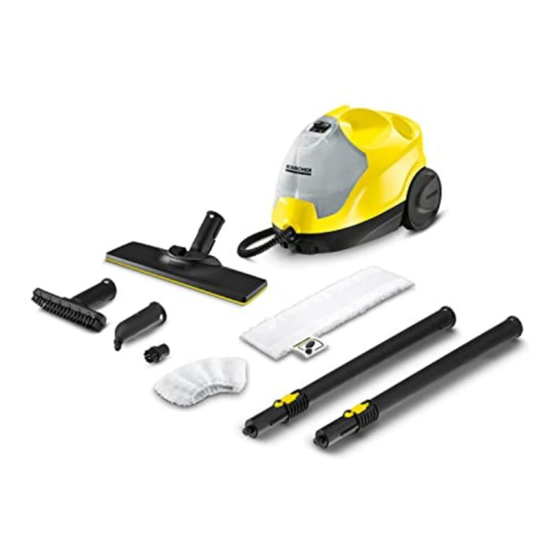 RRP £220.00 Kärcher SC4 EasyFix Steam Cleaner, Kills 99.9% of Bacteria Without Cleaning Chemicals