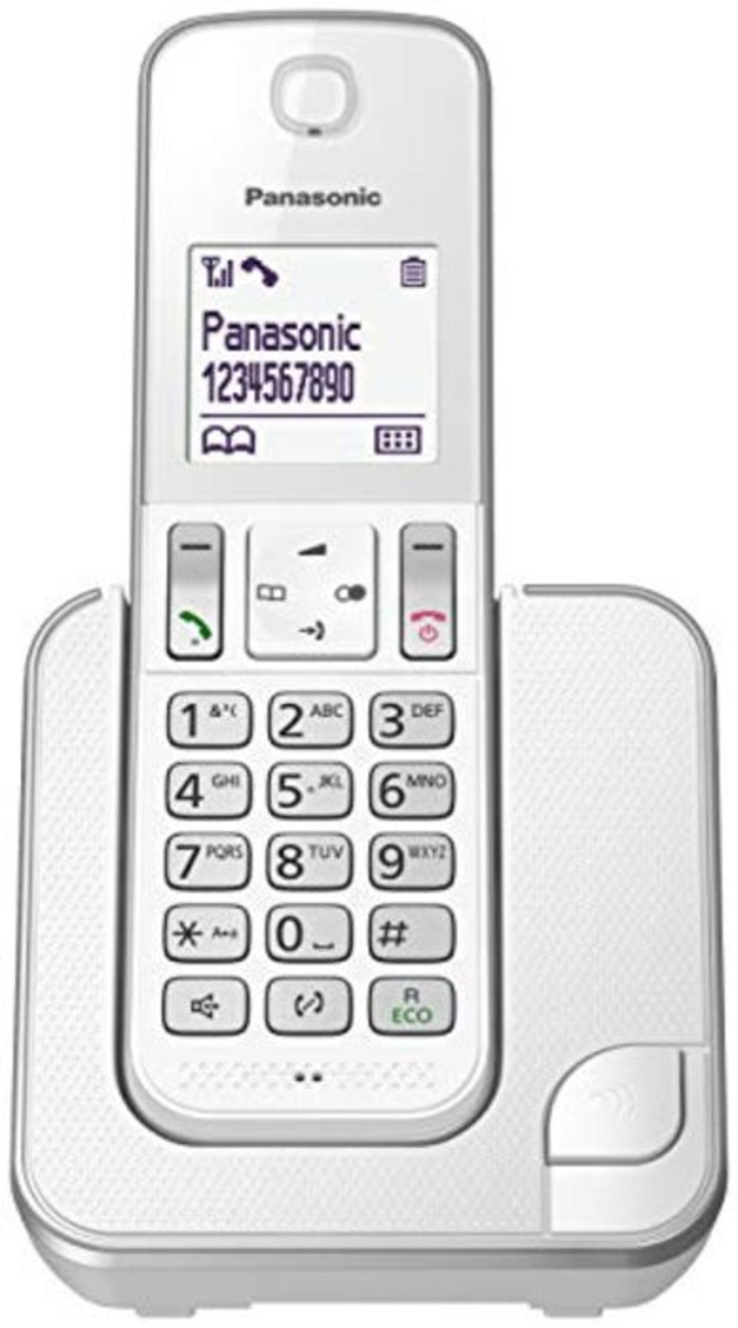 Panasonic KX-TGD310 - telephones (DECT, Desk, Silver, LCD, AAA, Polyphonic)