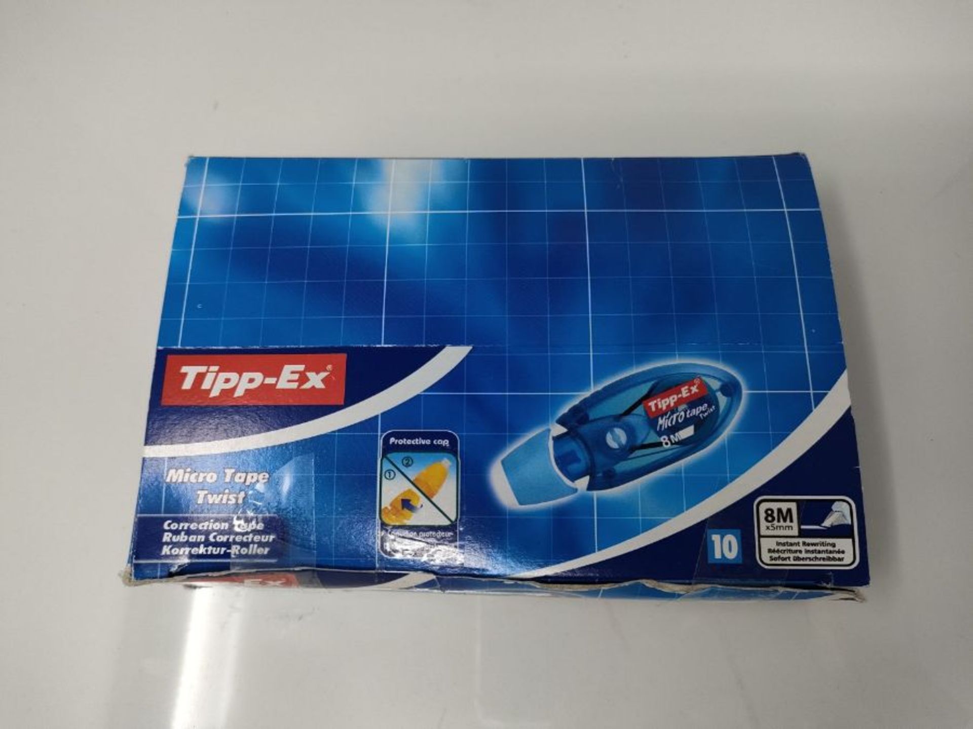Tipp-Ex Micro Tape Twist Correction Tapes - Blue Body, Box of 10 - Image 2 of 3