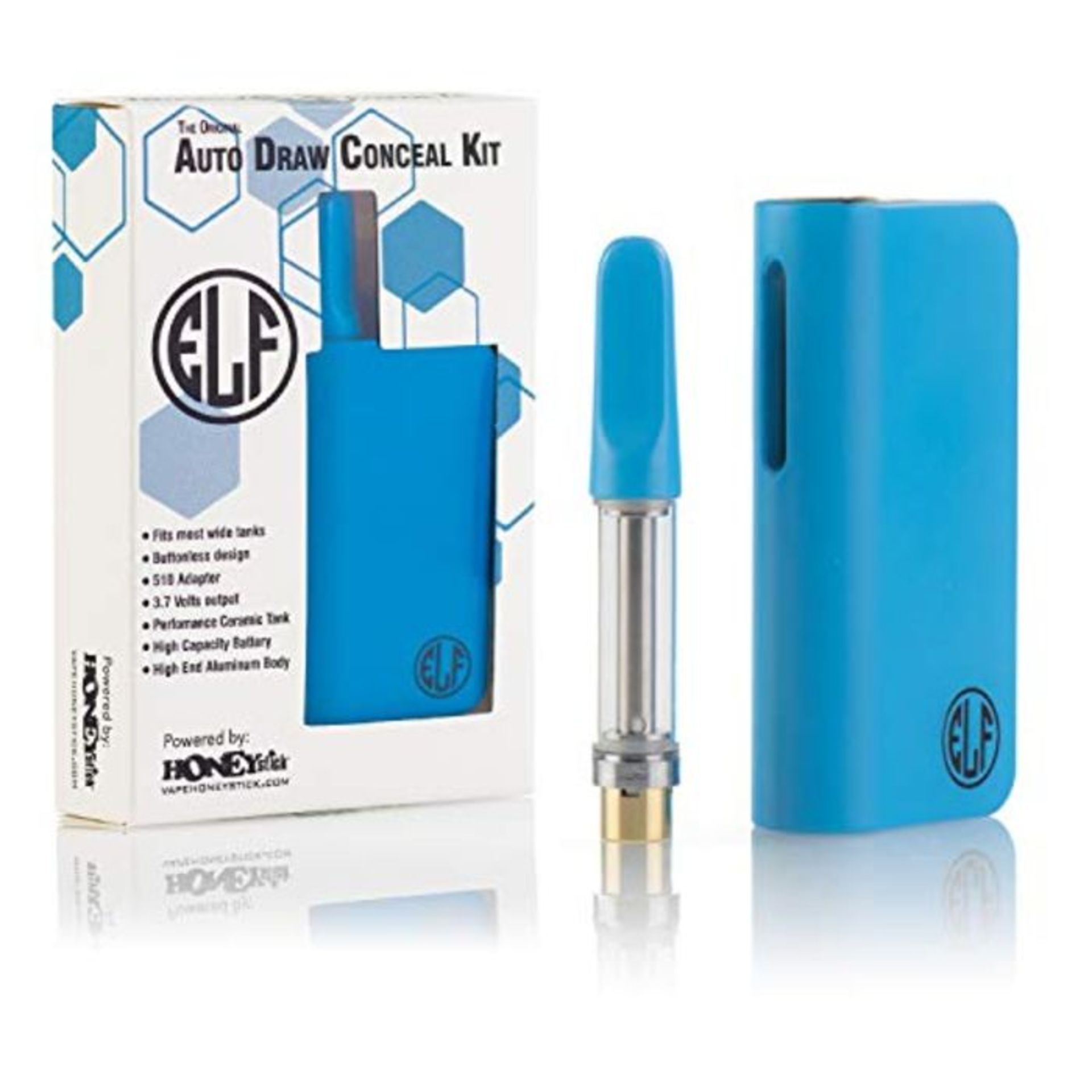 Honeystick Elf Vape Pen Battery Starter Kit Rechargeable for 510 Thread Cartridges for