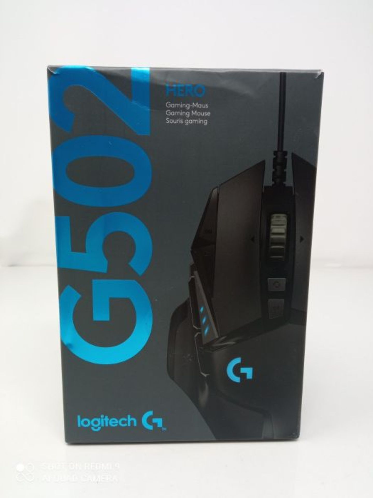Logitech G502 HERO High-Performance Gaming-Maus mit HERO 25K DPI optischem Sensor, RGB - Image 2 of 3