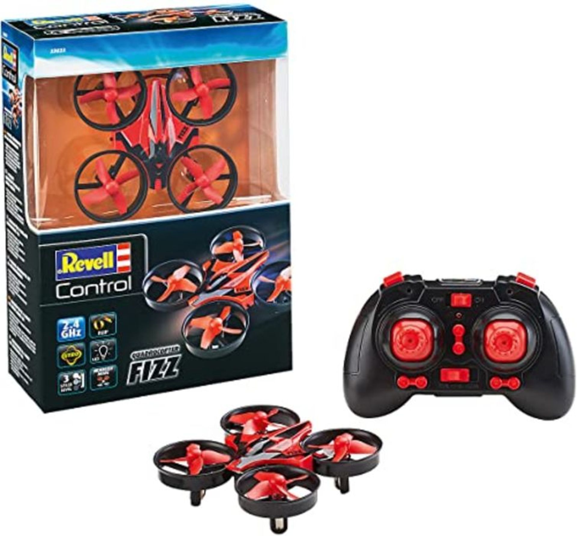 Revell Control 23823 Fizz RC Quadcopter, Red