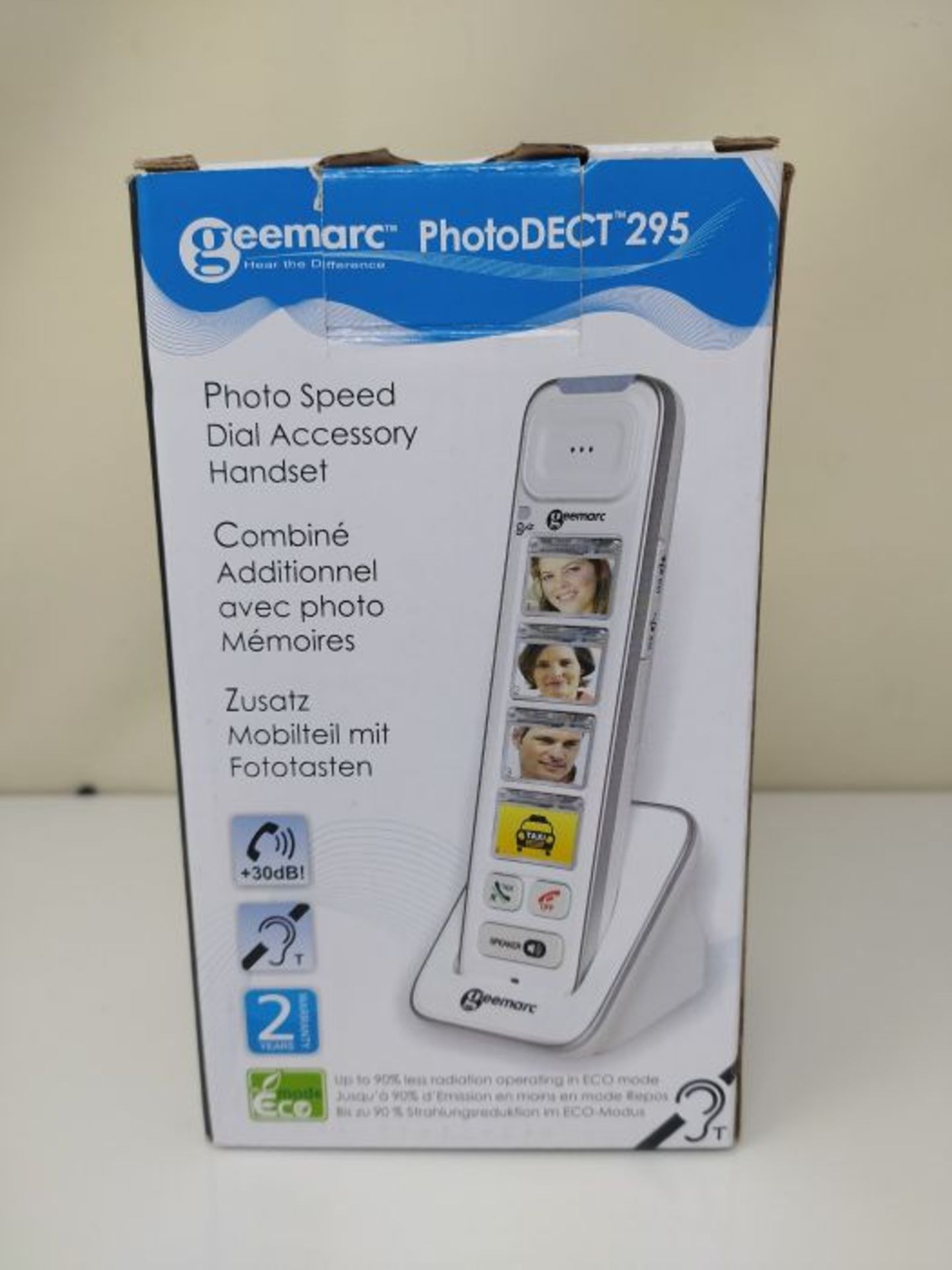 Geemarc PHOTODECT 295 - extra extra handset - white - Image 2 of 3