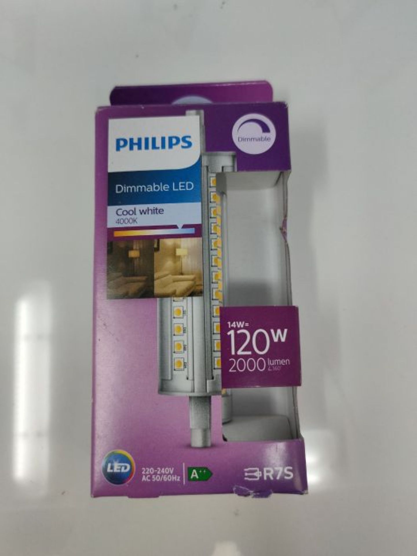 Philips ampoule LED Crayon R7S 120W Blanc Froid Compatible Variateur