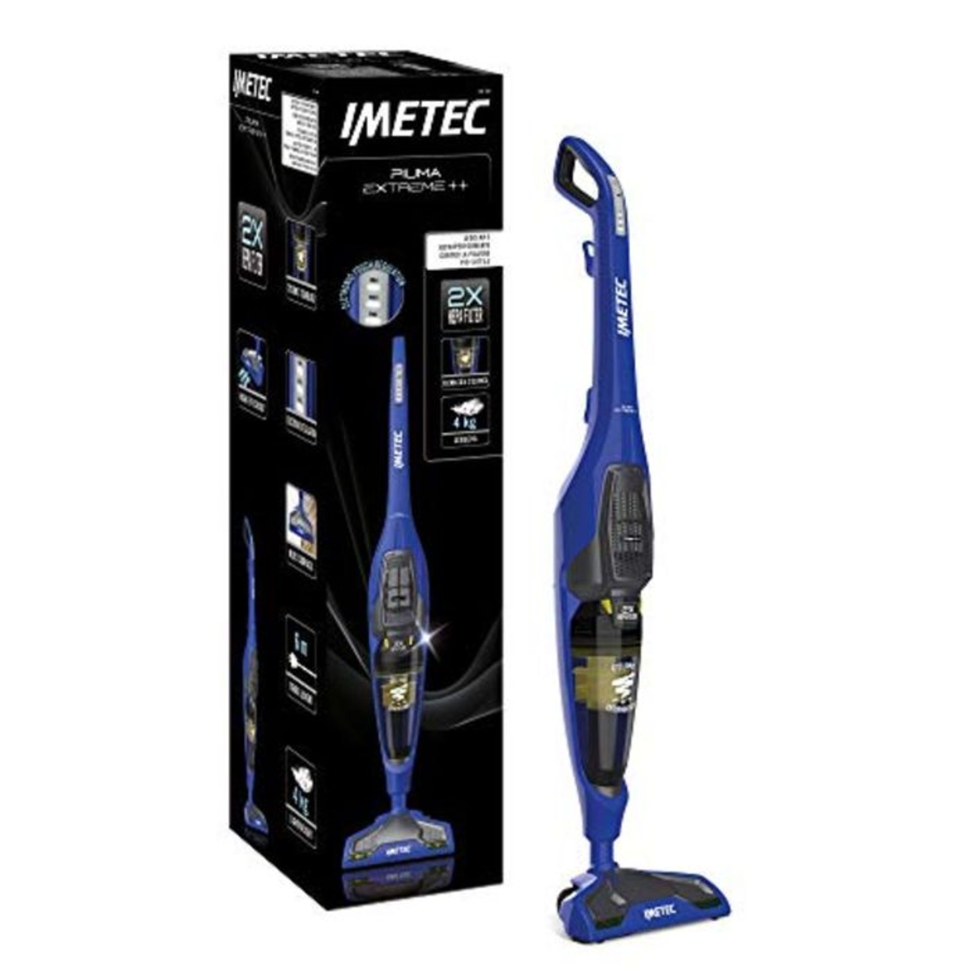 RRP £64.00 Imetec Piuma Extreme++ SC3-100 Vacuum Cleaner with Ciclone Technology without Sacco, E