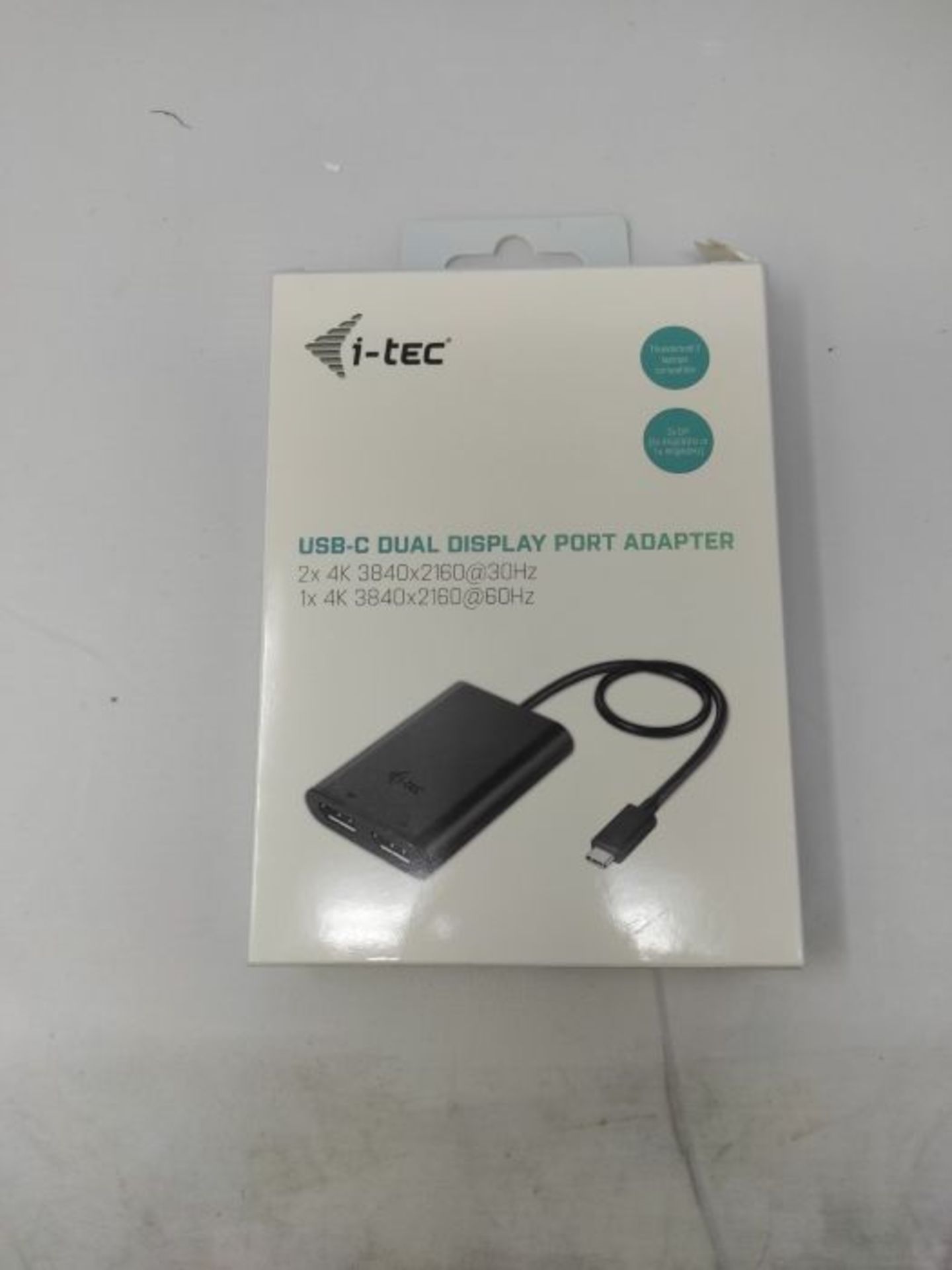 i-tec USB C auf Dual Display Port Video Adapter 4K HD
