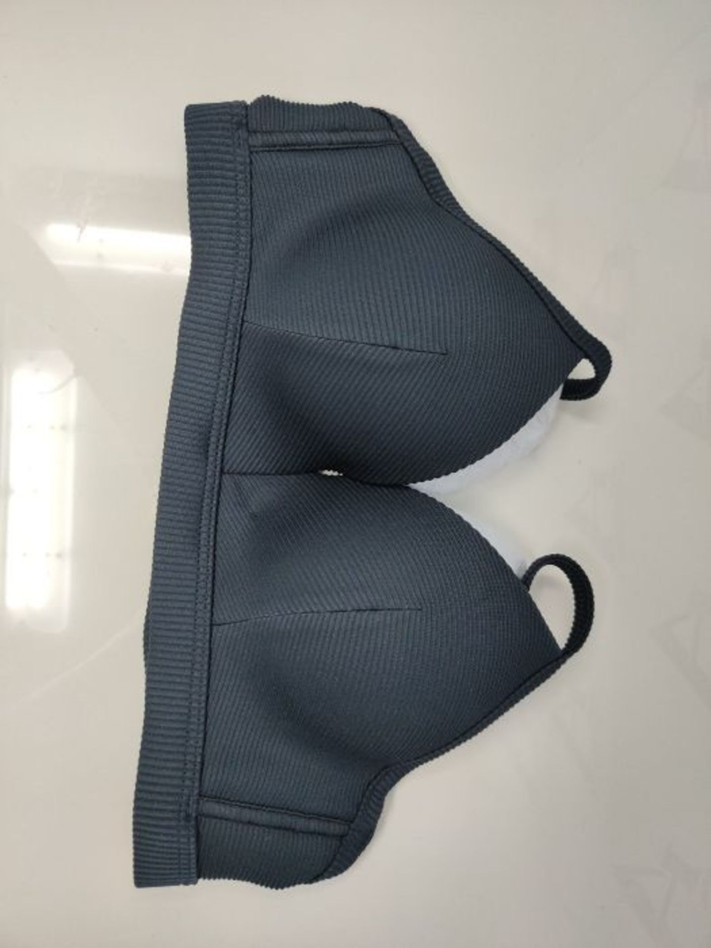 Lovable Women's Plain Rib Bikini Top, Blu Oltremare, 34B - Image 2 of 2