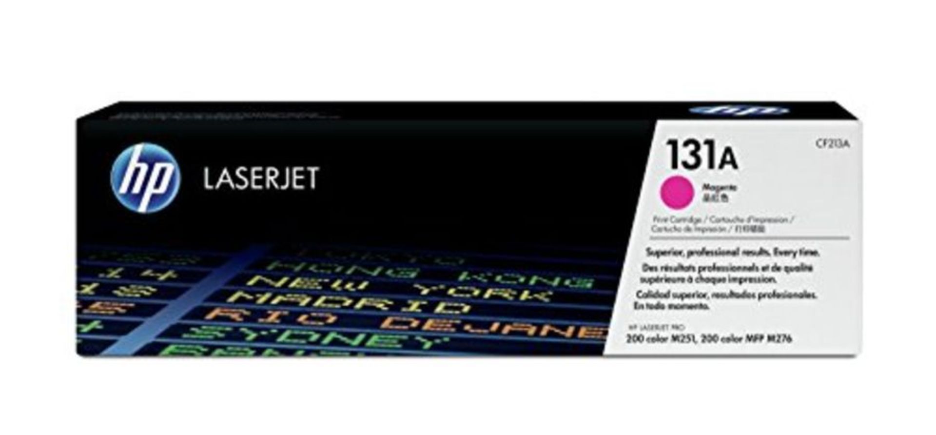 RRP £80.00 HP CF213A Original LaserJet Toner Cartridge, Magenta, Single Pack