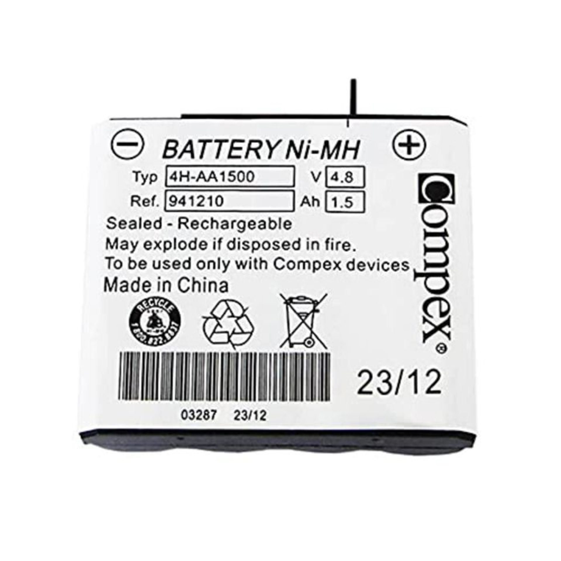 Compex CO5 941210 Replacement Battery, Blue