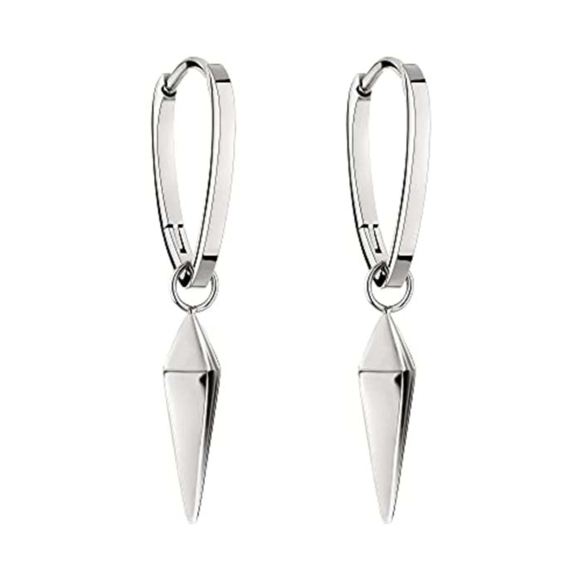 Liebeskind Berlin Creole earrings, 3,6 cm, Stainless Steel, No gemstone.,