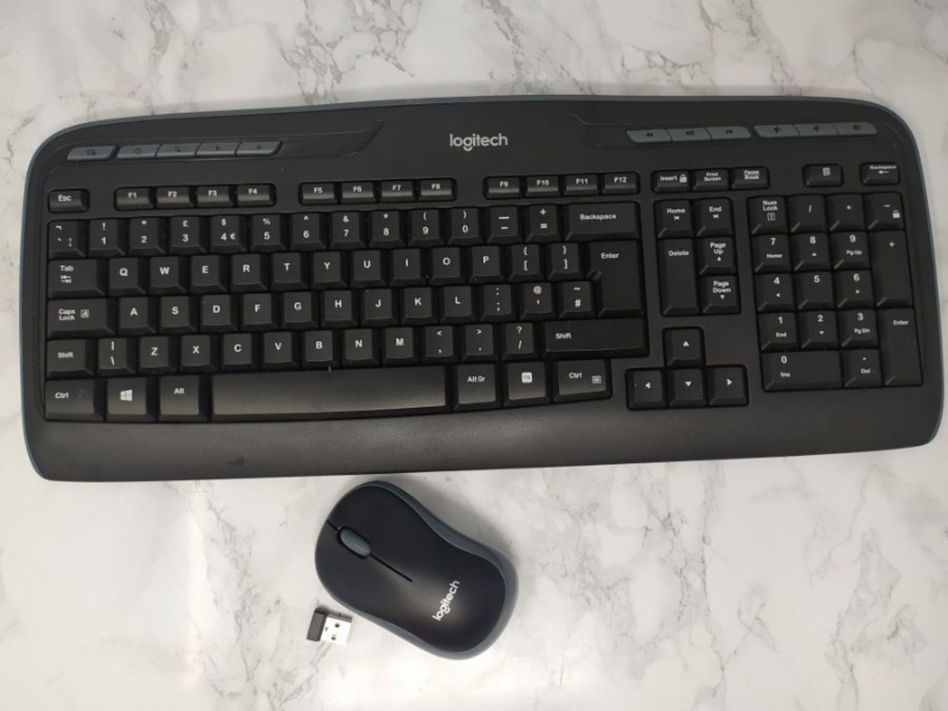Logitech MK330 Wireless Keyboard and Mouse Combo for Windows, 2.4 GHz Wireless with US - Image 3 of 3