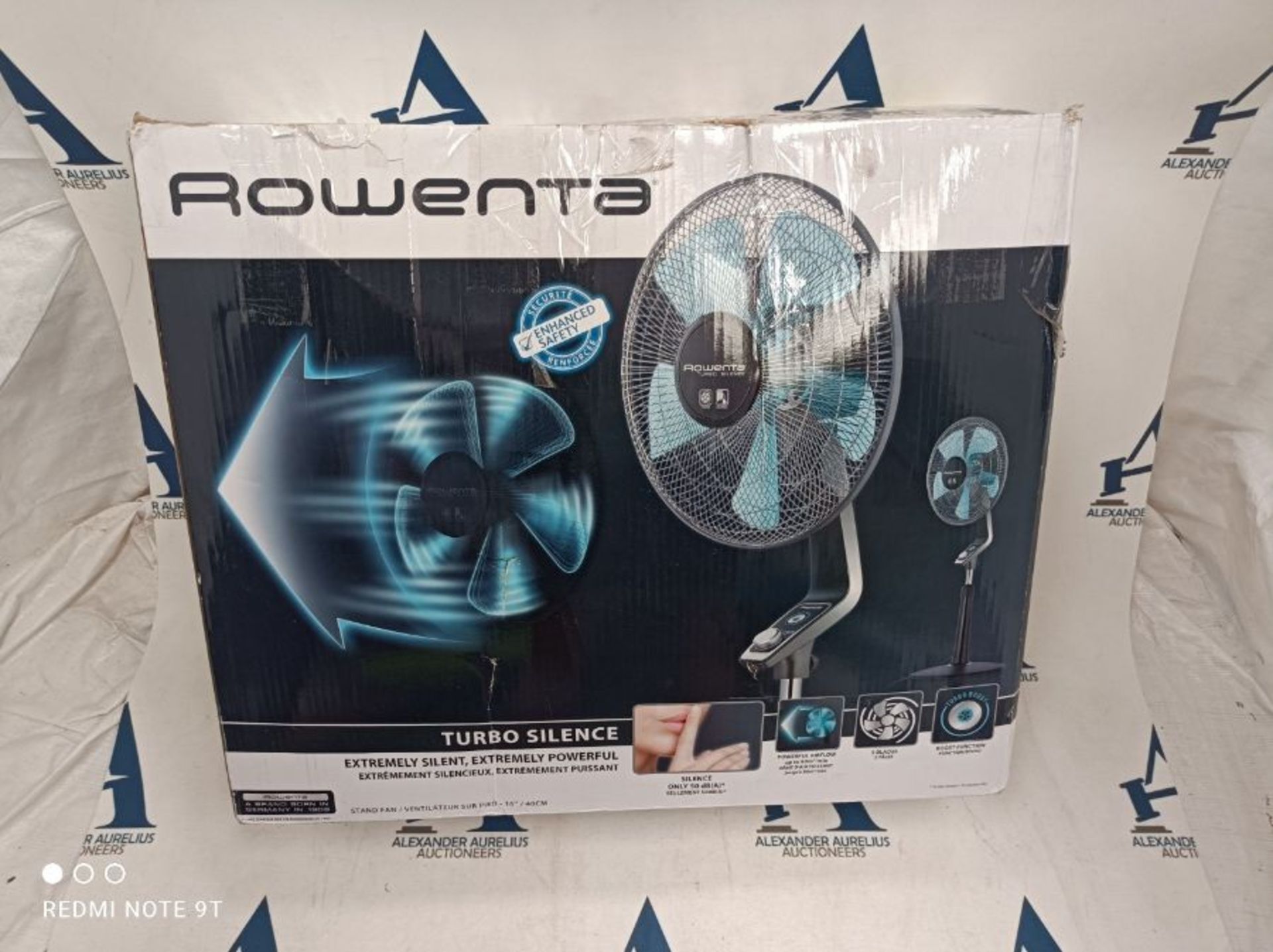 RRP £69.00 Rowenta VU5640 Turbo Silence Extreme, Quiet, 40W, Fan, 4 Speed Levels - Image 3 of 3