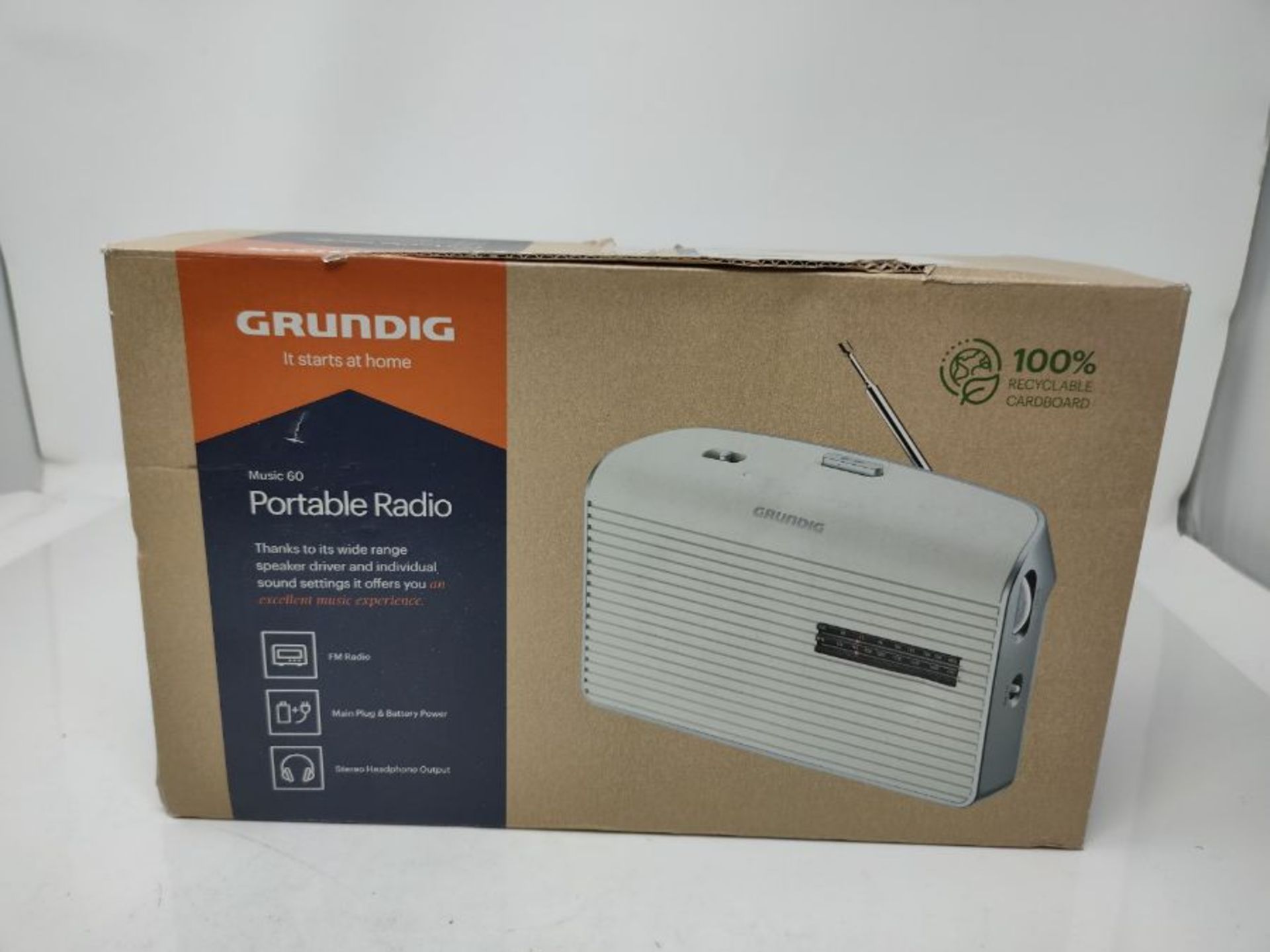 GRUNDIG Music 60 white/silver - Image 2 of 3