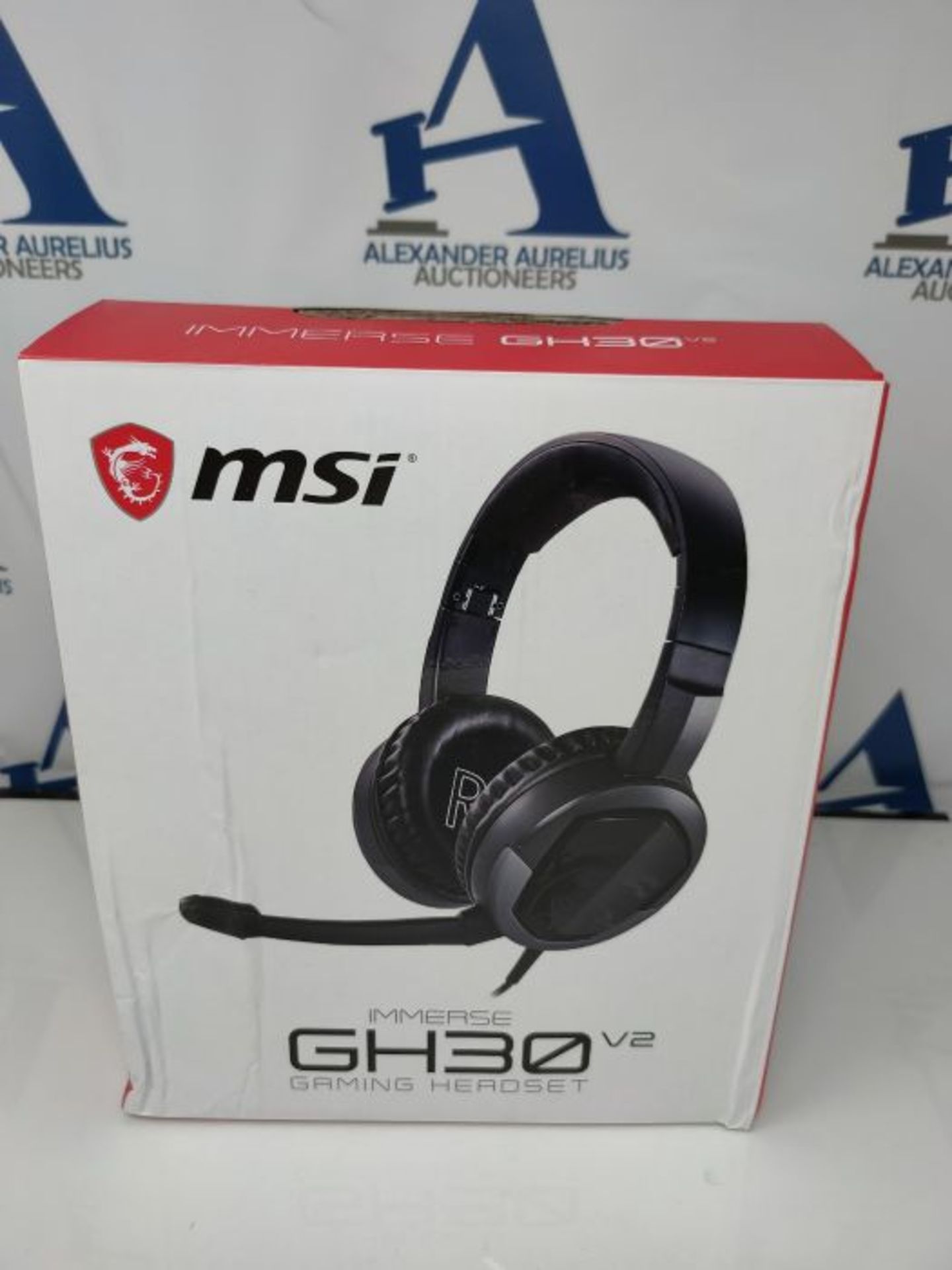 MSI IMMERSE GH30 V2 GAMING HEADSET - Stereo Headphones, Lightweight & Foldable Design, - Image 2 of 3