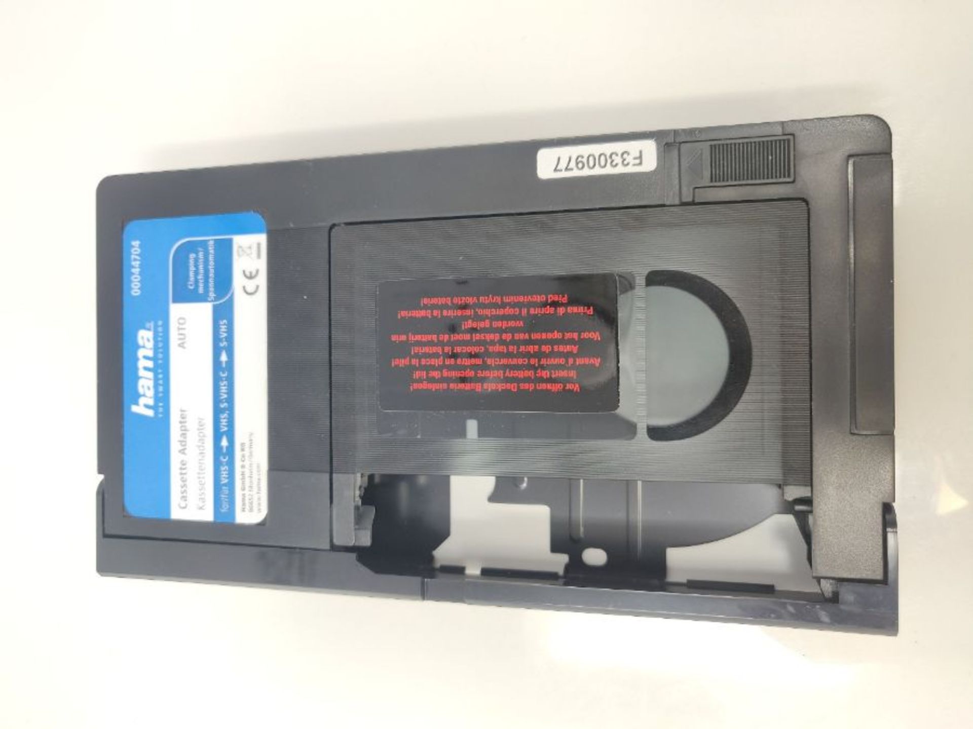 Hama Adattatore x Cassette da VHS-C a VHS Automatica - Image 3 of 3