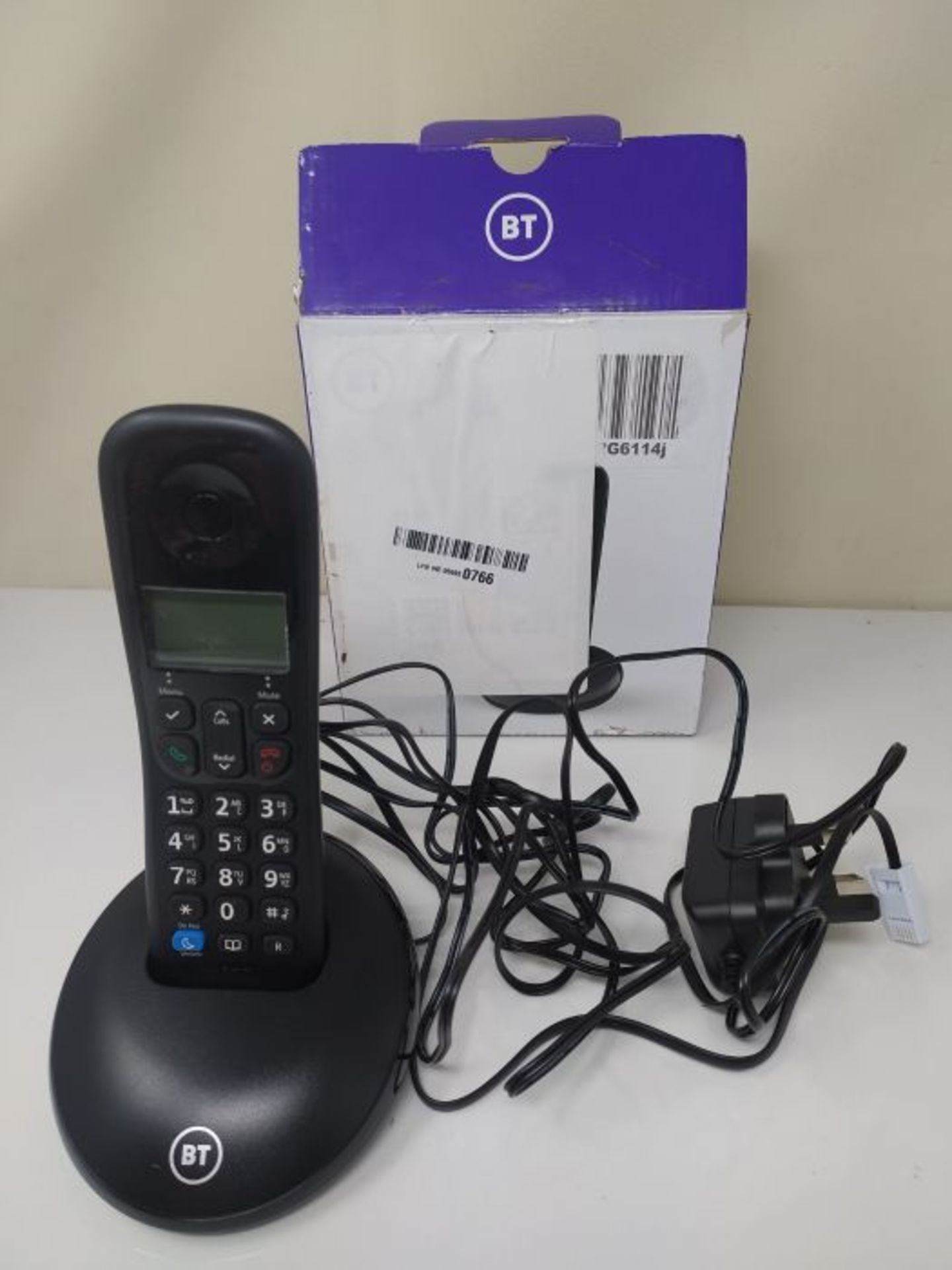 BT Everyday Cordless Home Phone with Basic Call Blocking, Single Handset Pack, Black - Image 2 of 2