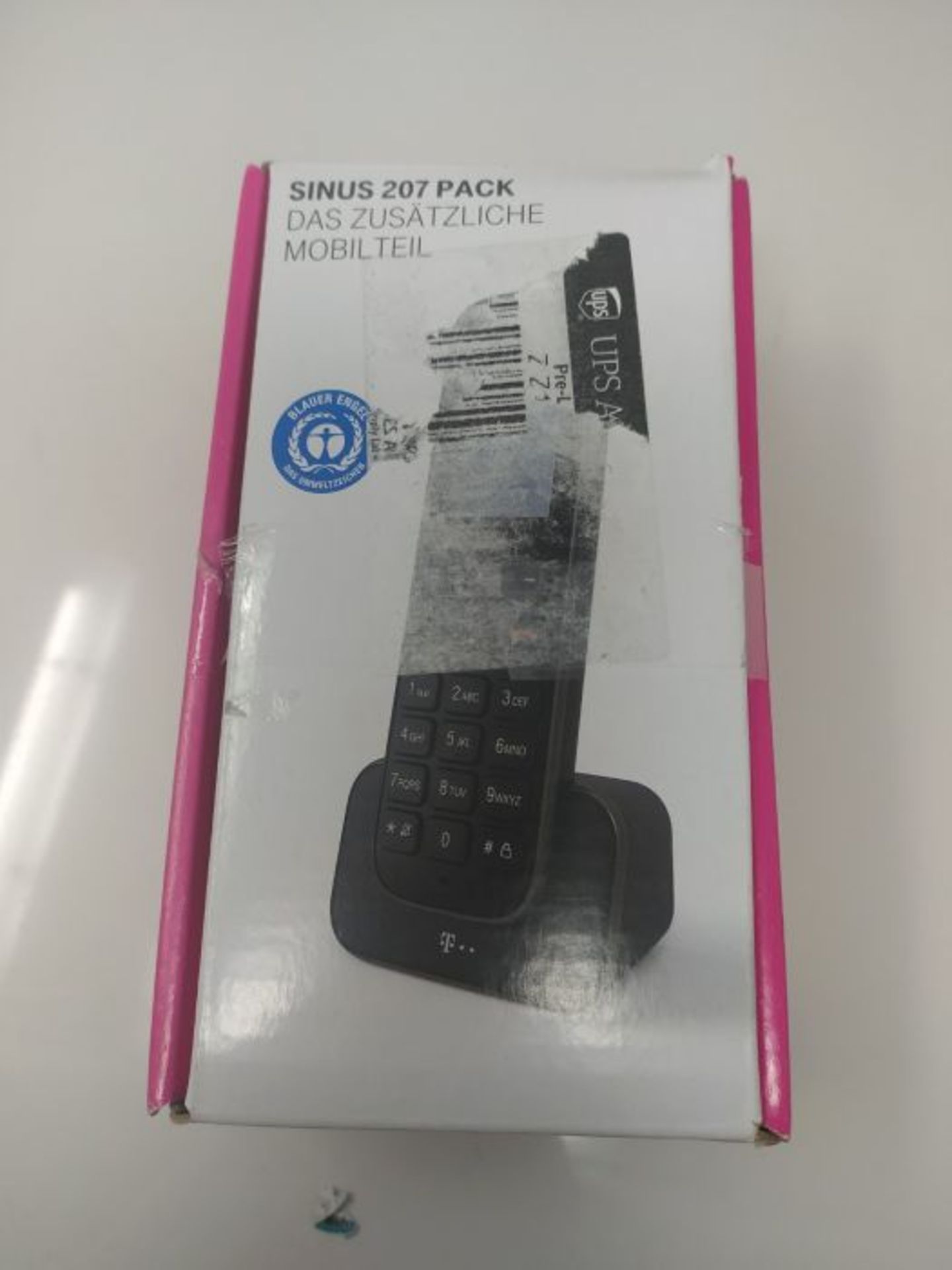 Telekom Erweiterungspack Sinus 207 Pack (Mobilteil und Ladeschale) schwarz - Image 2 of 3