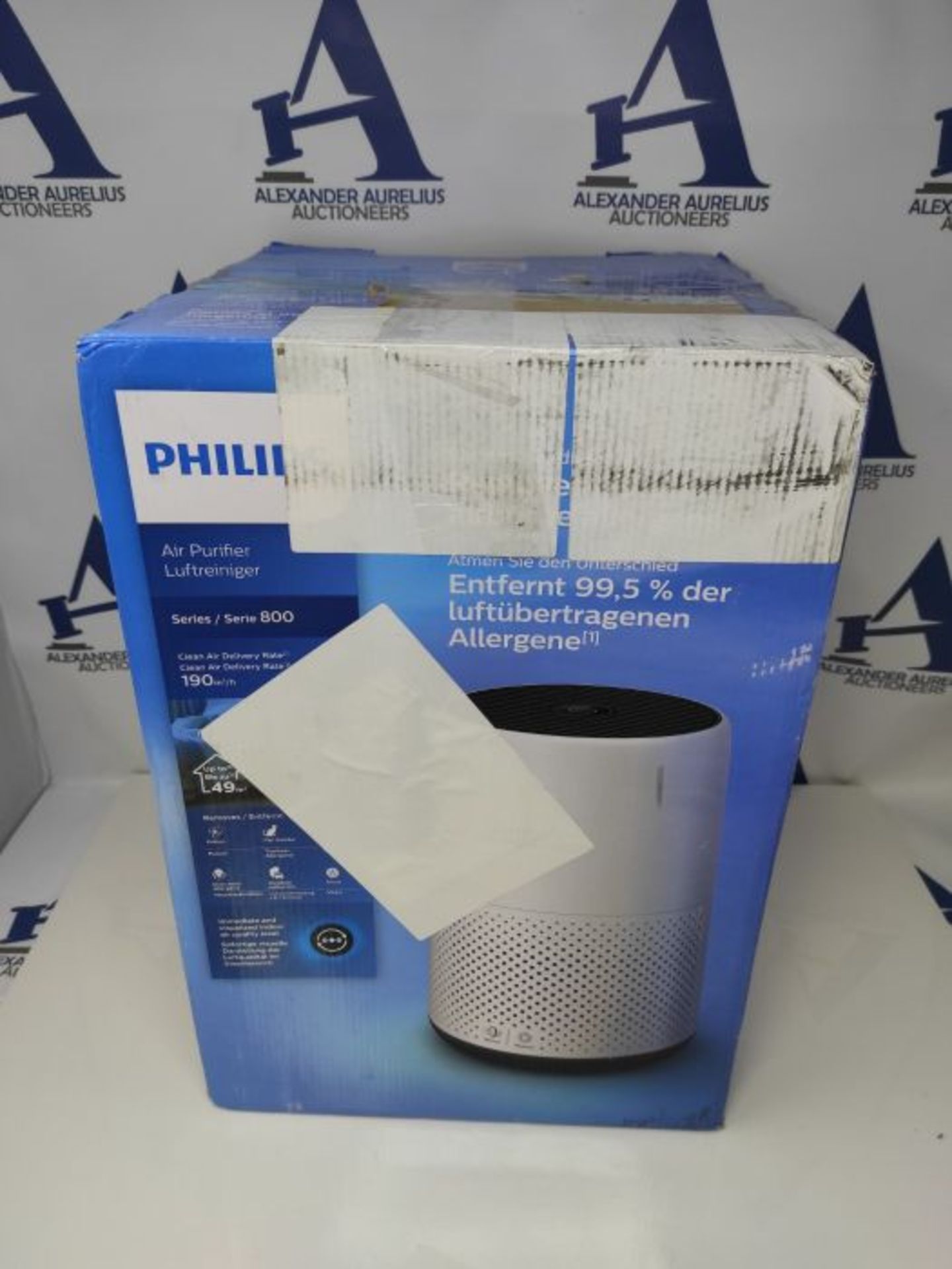 RRP £124.00 Philips 800 Series Air Purifier - Removes Germs, Dust and Allergens in Rooms up to 49m - Image 2 of 3