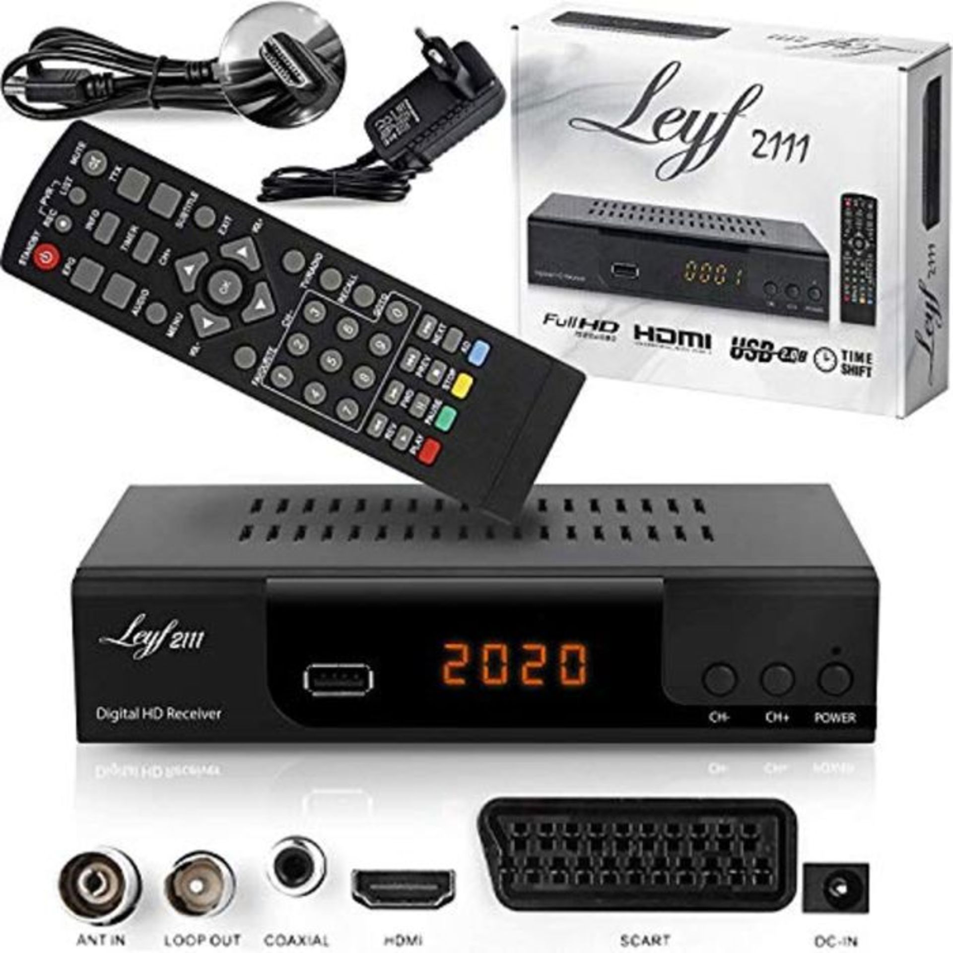 hd-line LEYF2111C Cable Receiver for Digital Cable TV - DVB-C (HDTV, DVB-C / C2, DVB-T