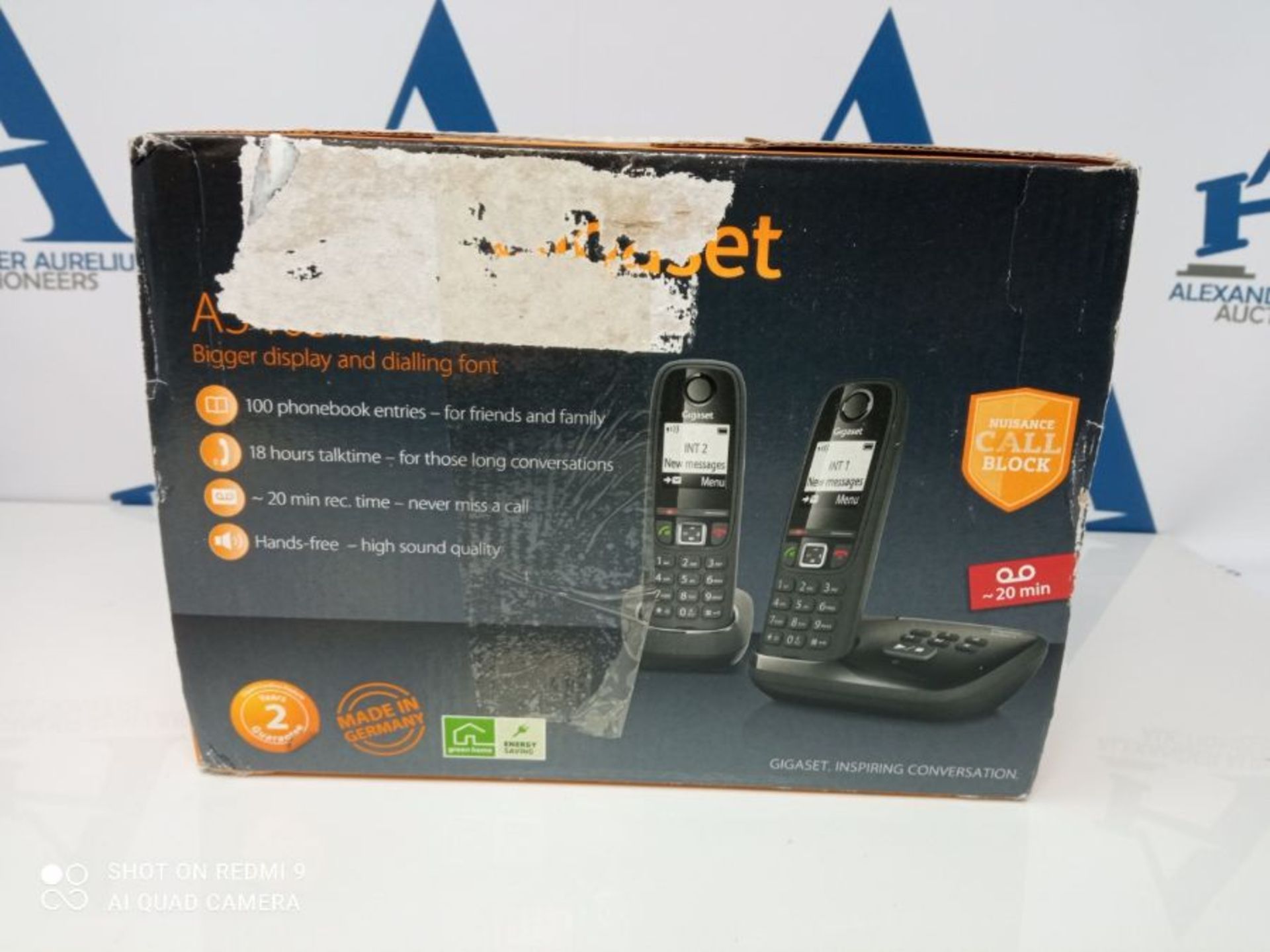 Gigaset AS405A DUO - Advanced Cordless Home Phone with Answer Machine and Nuisance Cal - Image 2 of 3