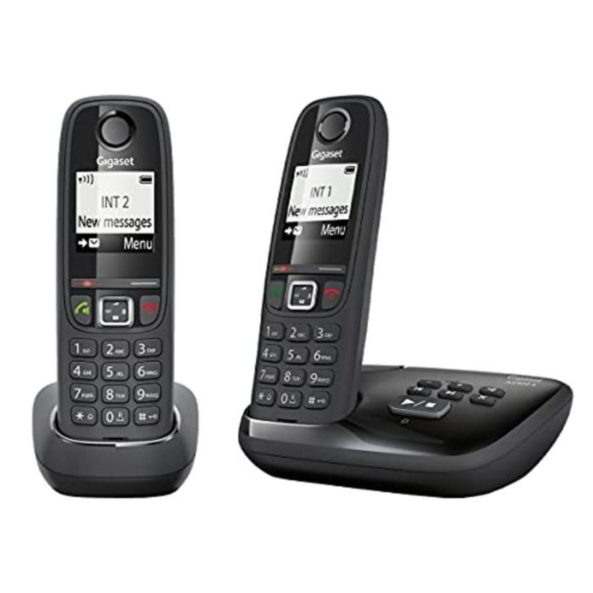 Gigaset AS405A DUO - Advanced Cordless Home Phone with Answer Machine and Nuisance Cal