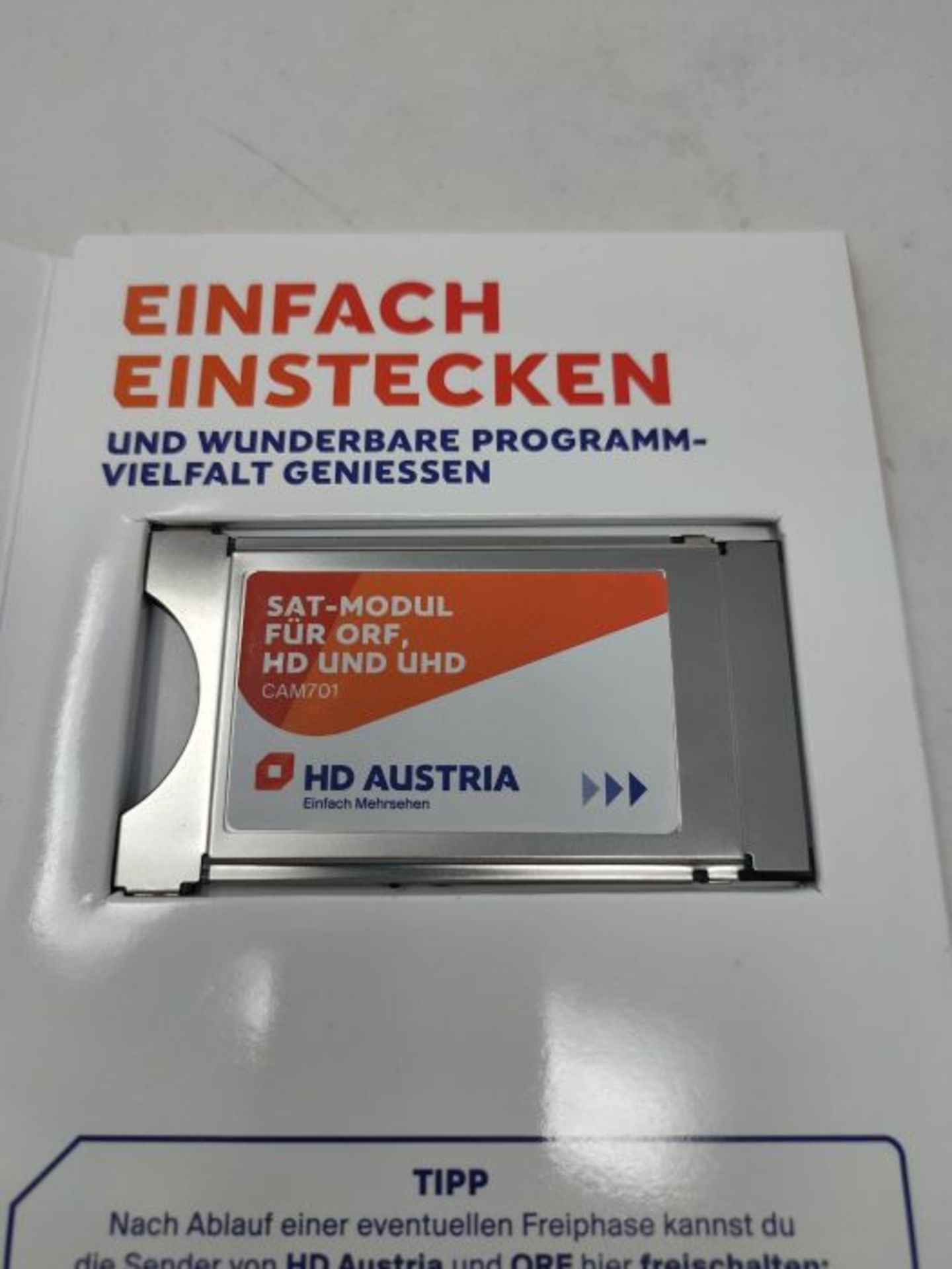 RRP £62.00 HD Austria CI Modul CAM701 HD Karte (ORF HD, ATV HD, PULS 4 HD, ORF-Freischaltung, Ã? - Image 3 of 3