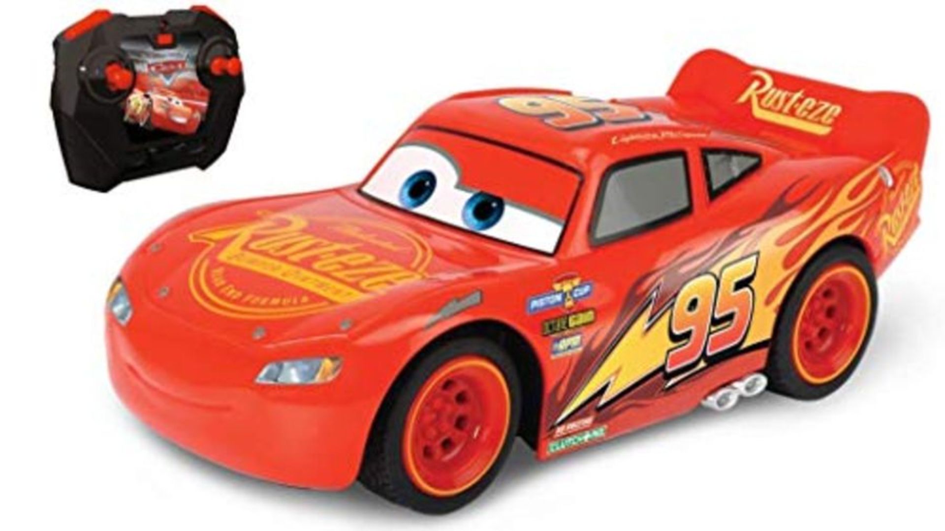 Disney Cars RC Turbo Racer Lightning McQueen 1:24