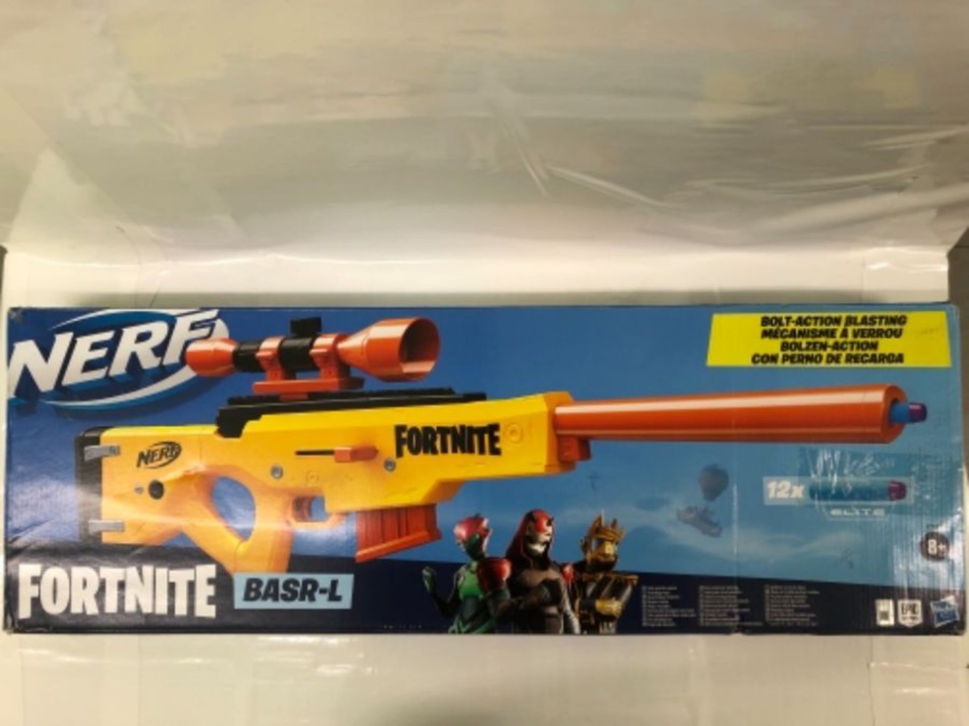 Nerf Fortnite BASR-L Bolt Action, Clip Fed Blaster -- Includes Removable Scope, 6-Dart - Image 2 of 3