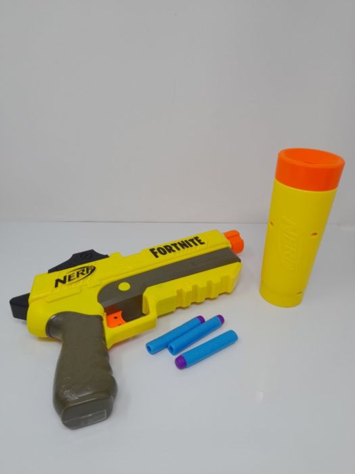 Nerf Elite Fortnite SP-L Blaster mit abnehmbarem Lauf und 6 Fortnite Elite Darts für - Image 2 of 3