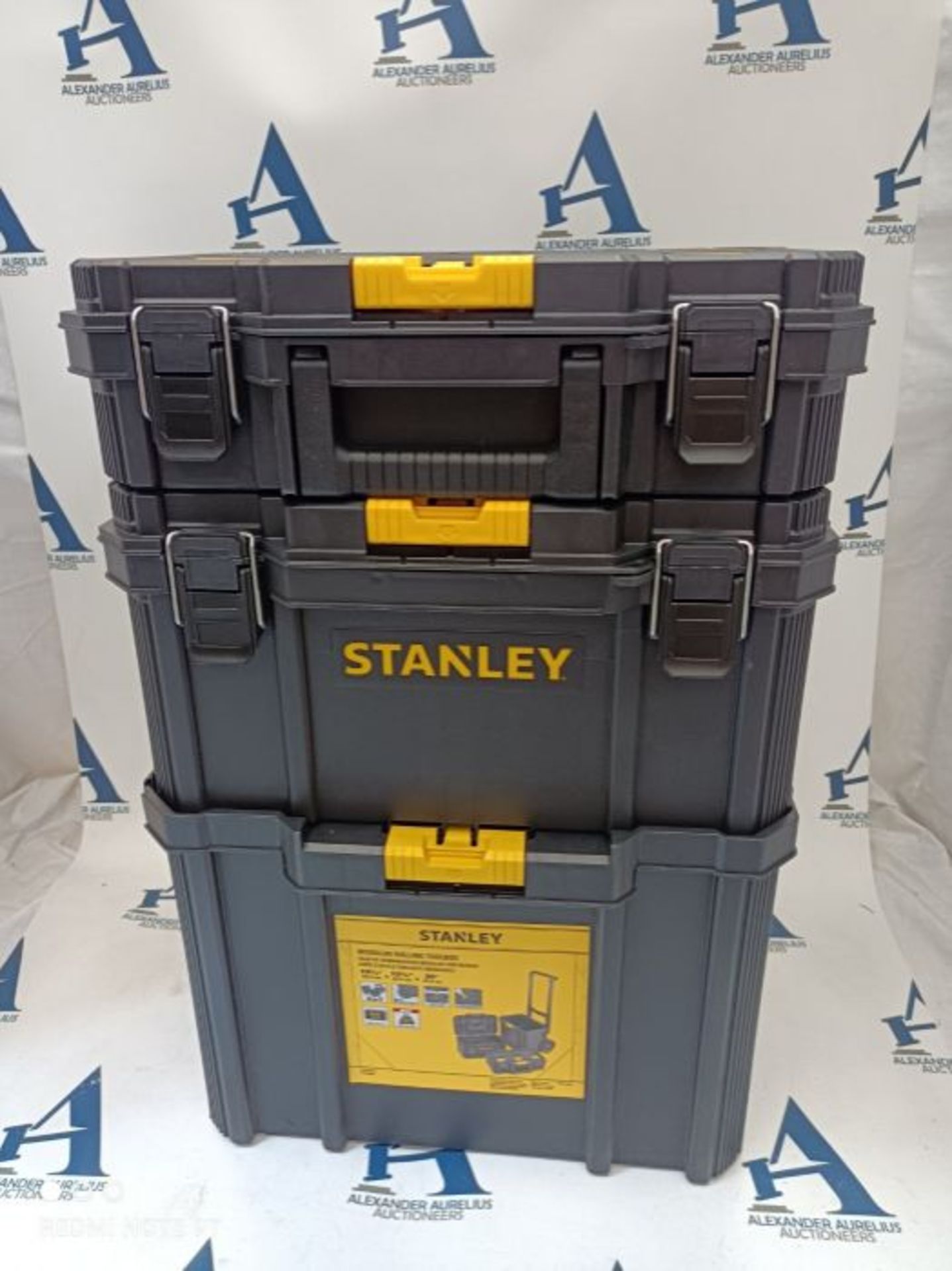 RRP £98.00 STANLEY® TOOL BOX, MODULAR ROLLING, QuickLink Rolling Workshop - Image 3 of 3