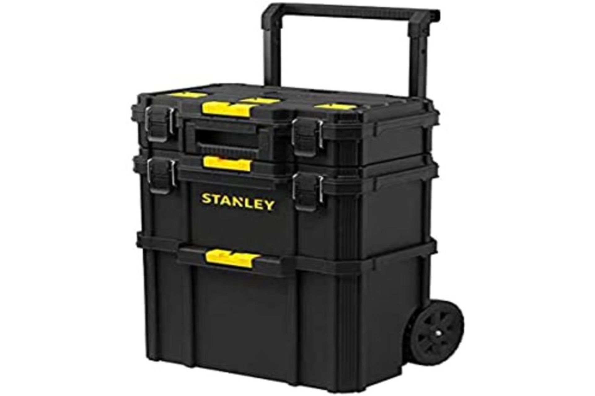 RRP £98.00 STANLEY® TOOL BOX, MODULAR ROLLING, QuickLink Rolling Workshop